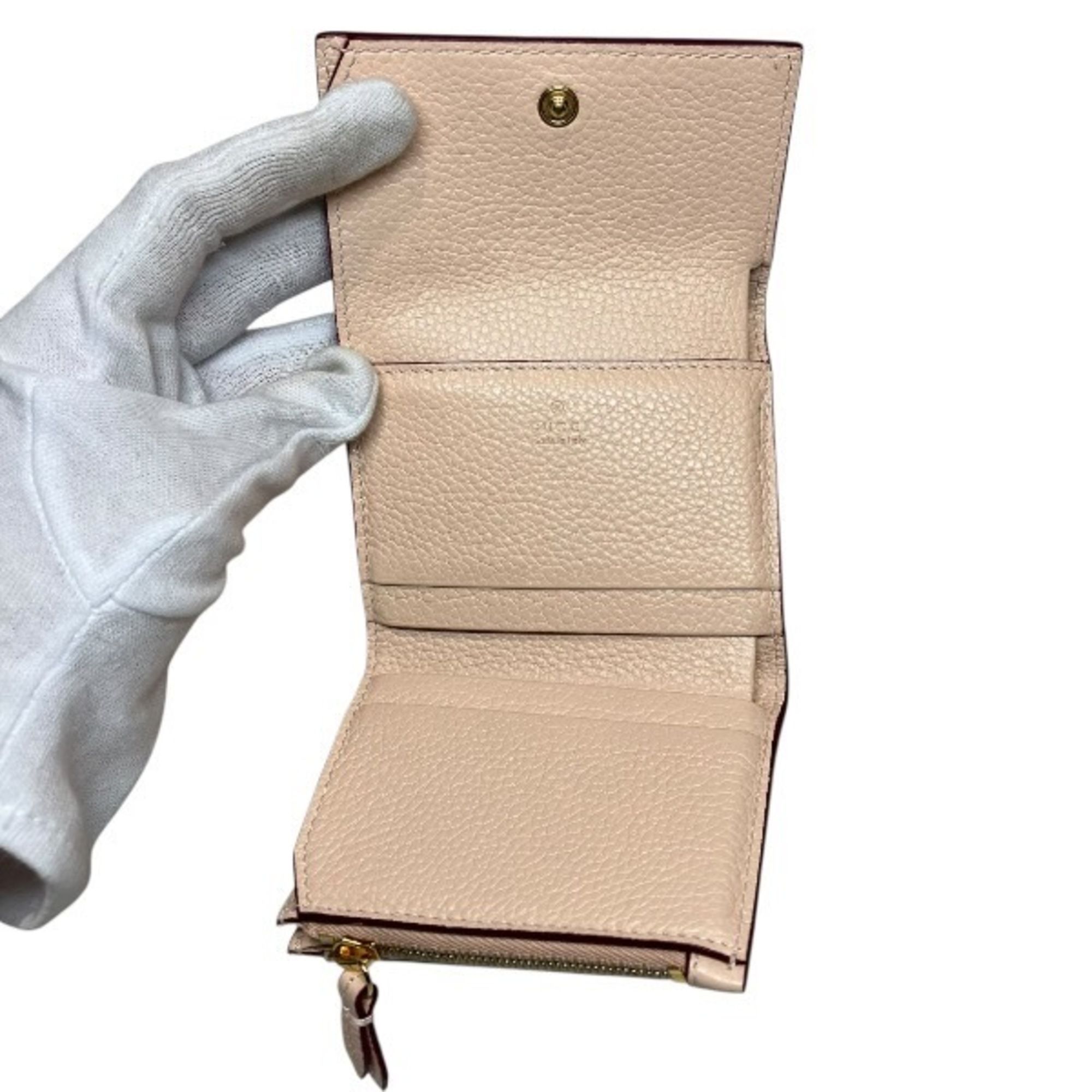 Leather Wallet (Tri-Fold) (Pre-Owned) - Gucci - Modalova