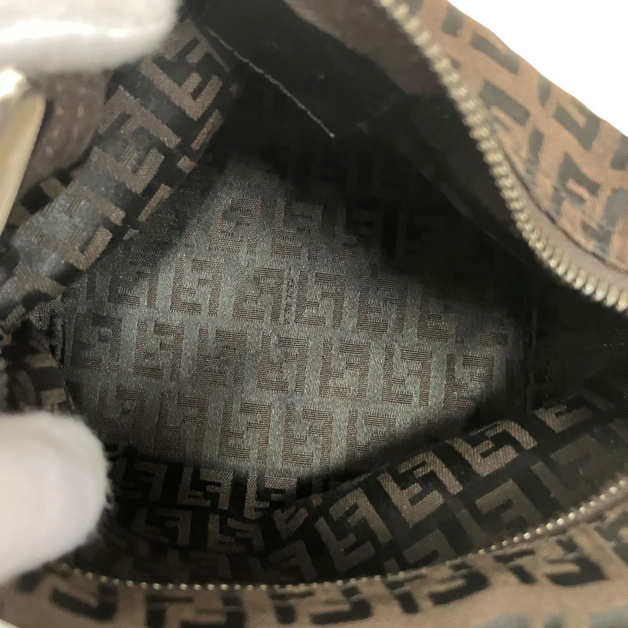 Zucca Canvas Leather Handbag (Pre-Owned) - Fendi - Modalova