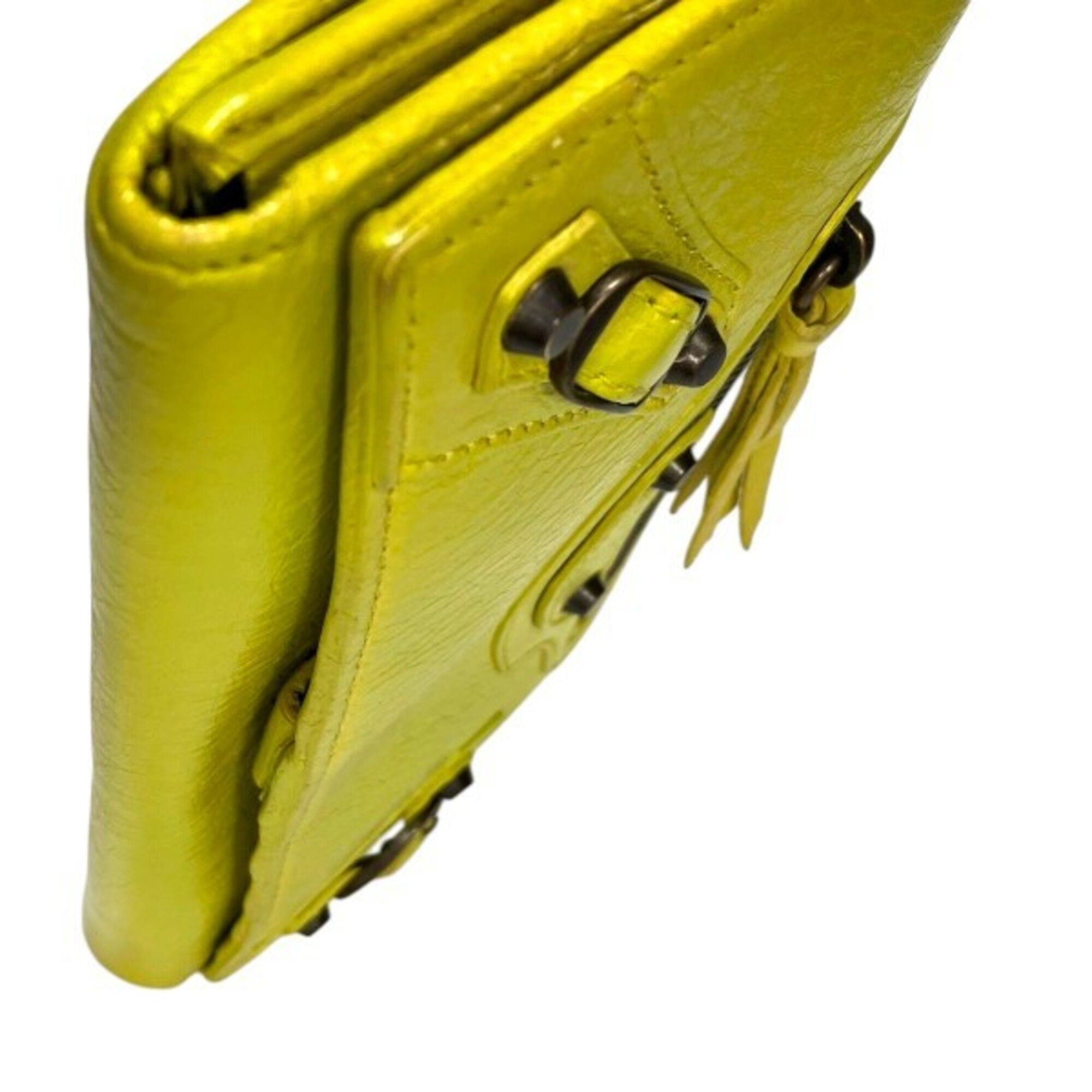 Leather Chain/Shoulder Wallet (Pre-Owned) - Balenciaga - Modalova