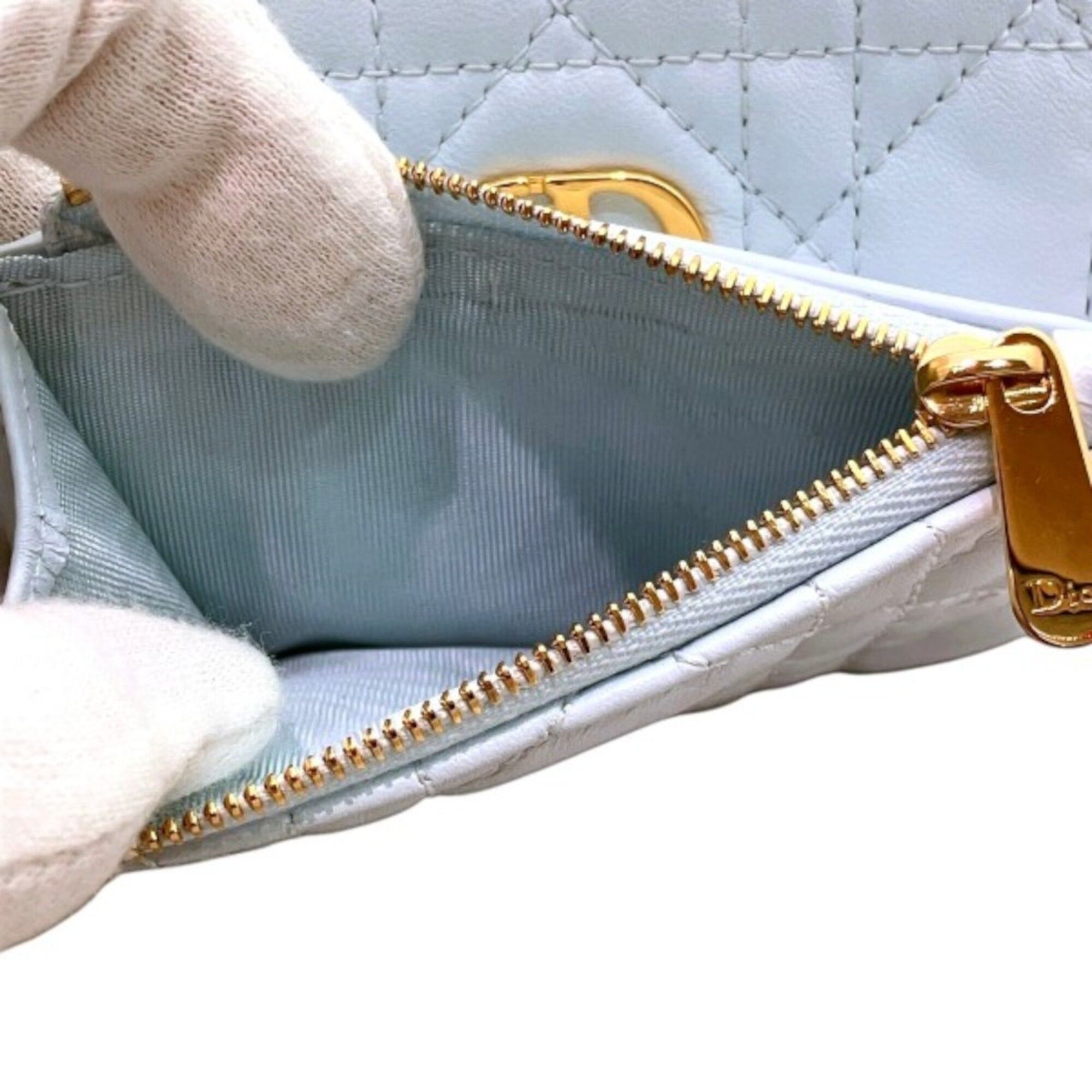Leather Wallet (Tri-Fold) (Pre-Owned) - Christian Dior - Modalova