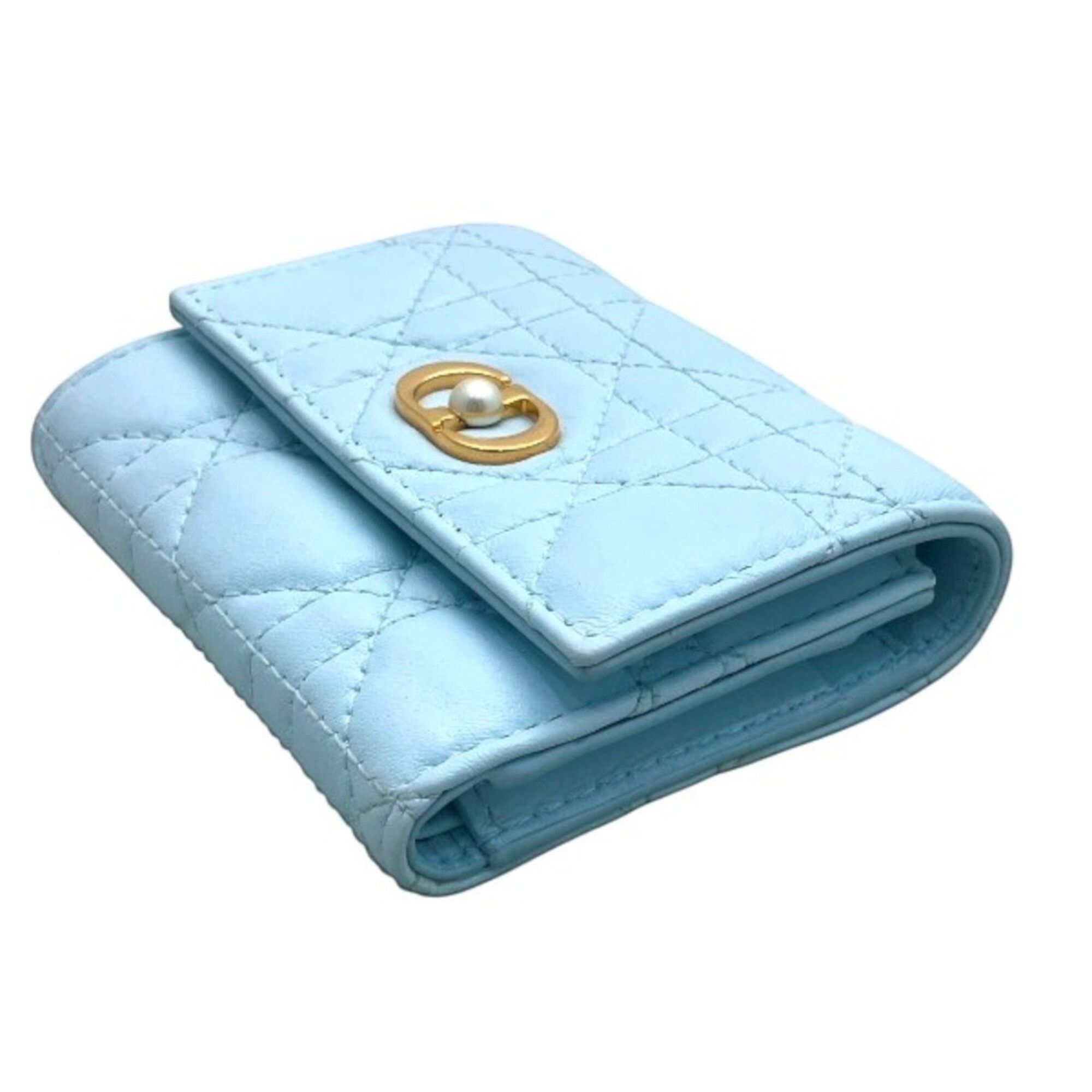 Leather Wallet (Tri-Fold) (Pre-Owned) - Christian Dior - Modalova