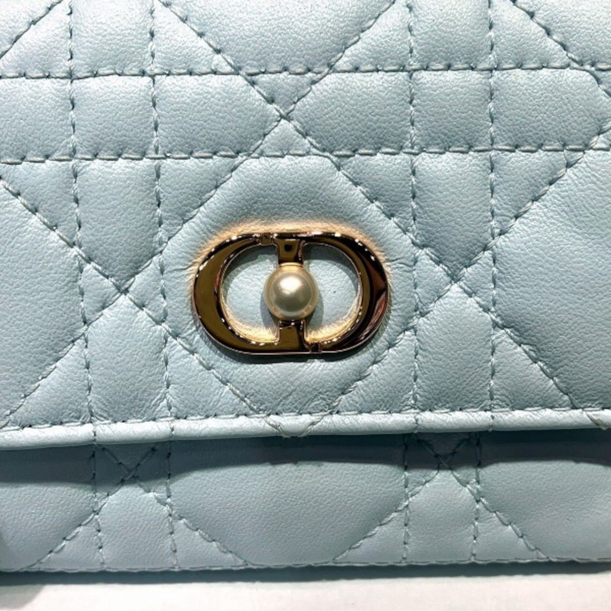 Leather Wallet (Tri-Fold) (Pre-Owned) - Christian Dior - Modalova