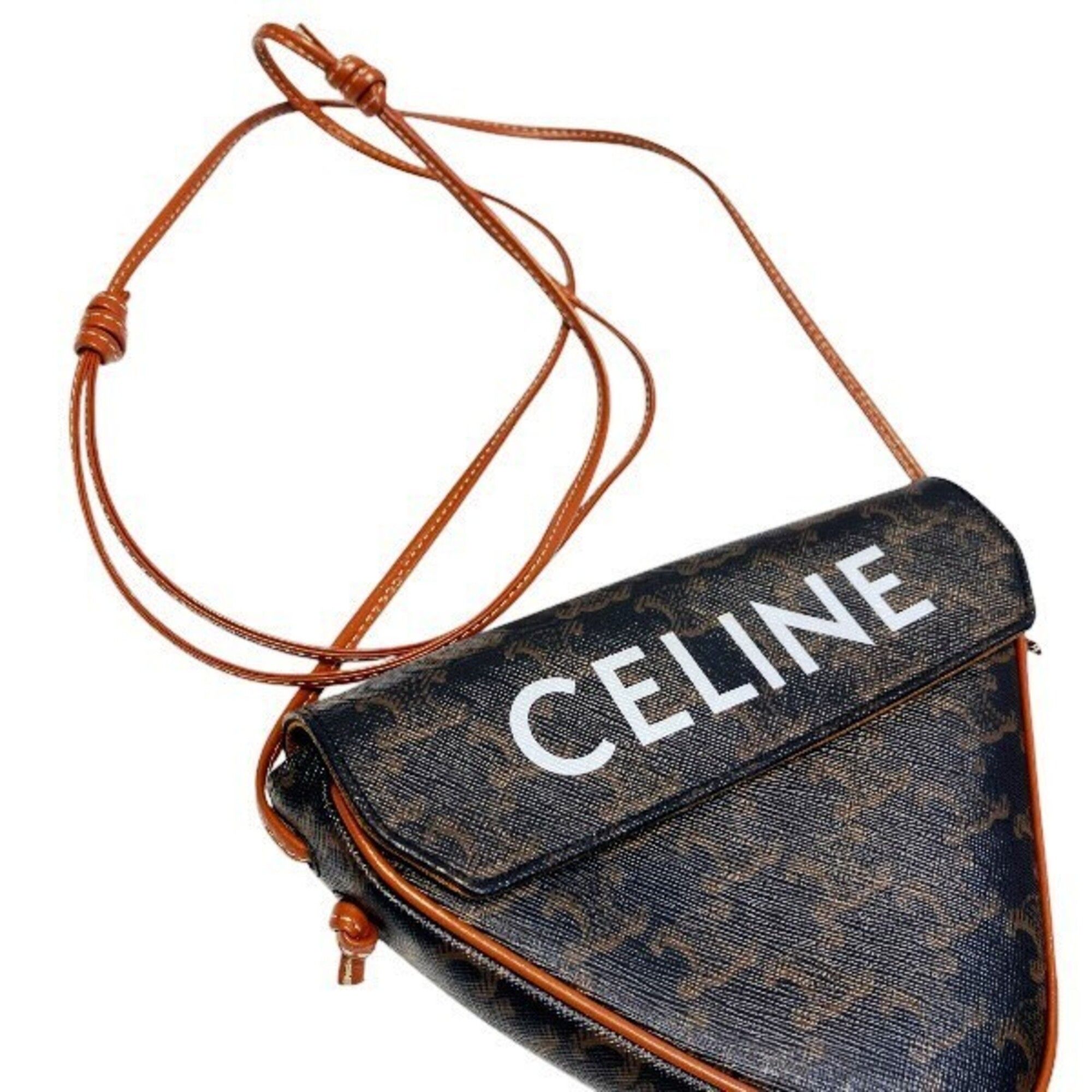 Leather Shoulder Bag (Pre-Owned) - Celine - Modalova