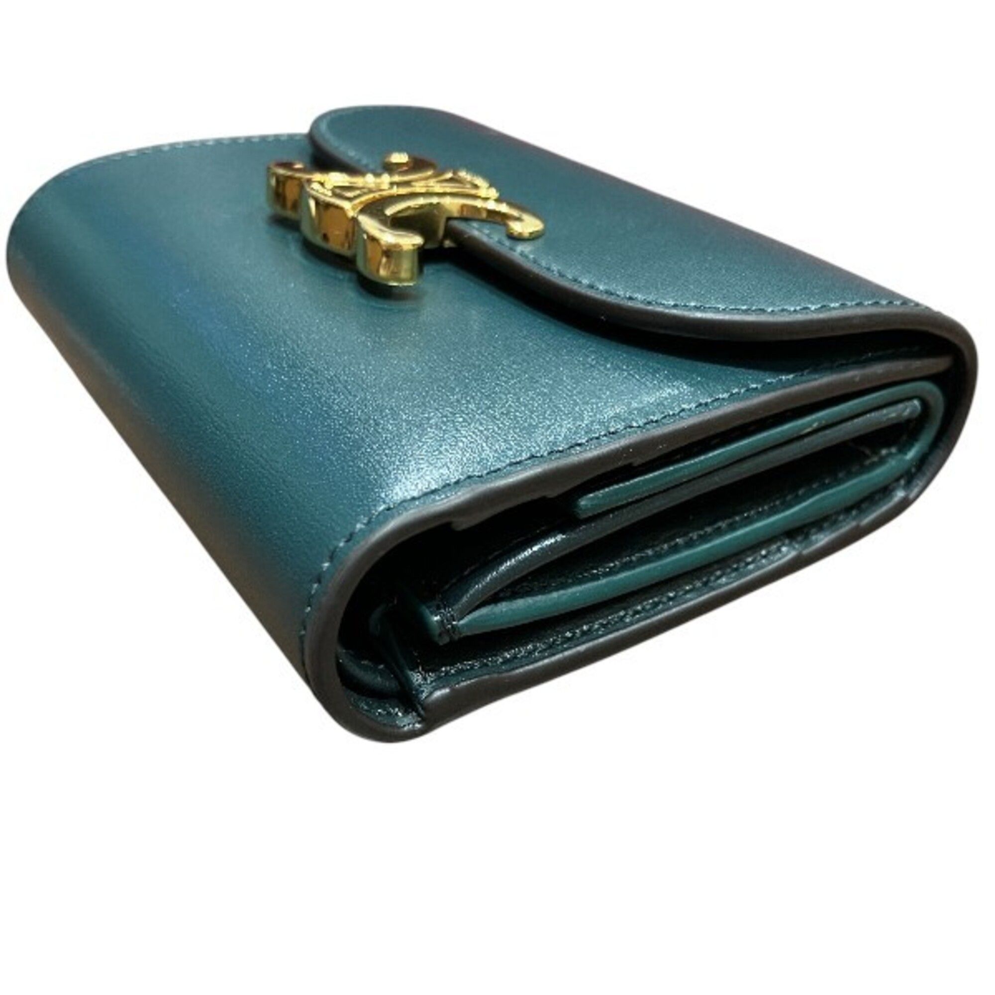 Leather Wallet (Tri-Fold) (Pre-Owned) - Celine - Modalova
