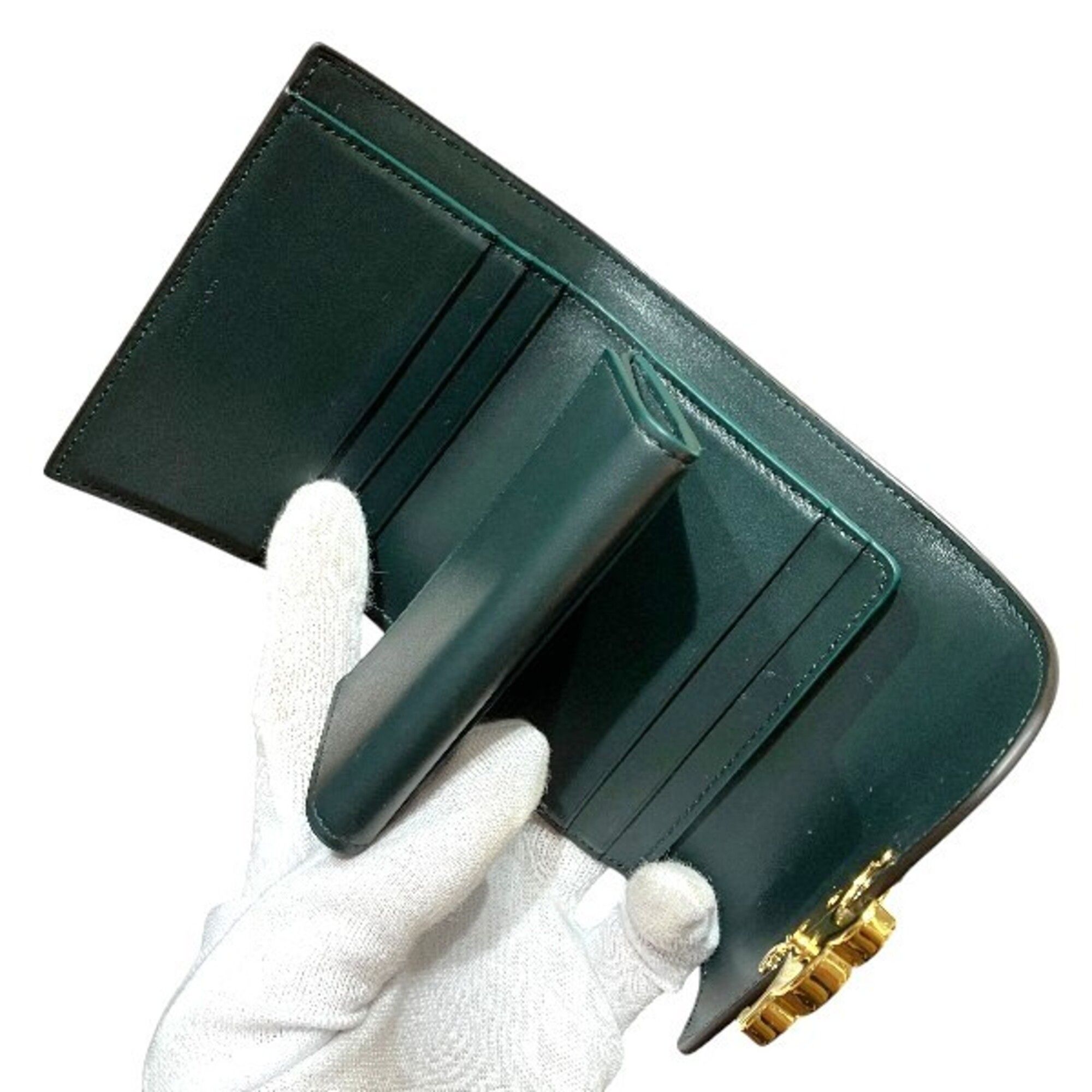 Leather Wallet (Tri-Fold) (Pre-Owned) - Celine - Modalova