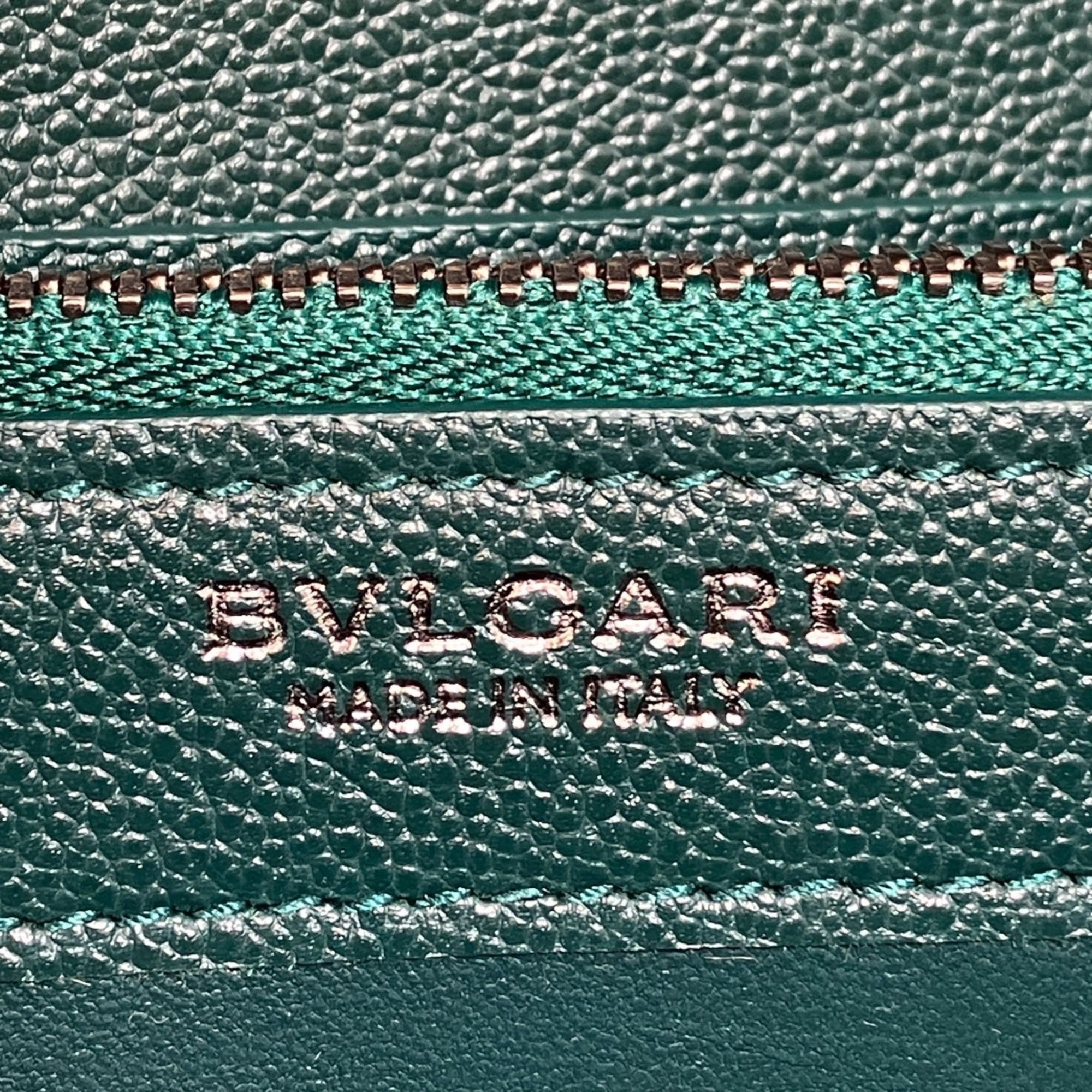 Leather Long Wallet (Bi-Fold) (Pre-Owned) - Bvlgari - Modalova