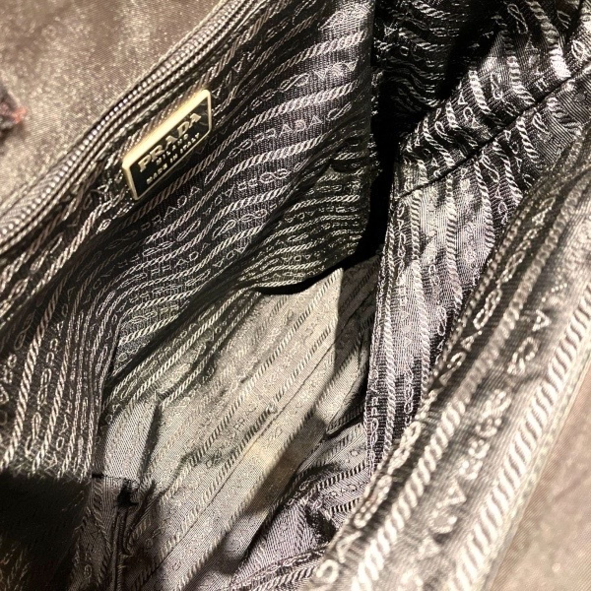 Nylon Plastic Handbag Tote Bag (Pre-Owned) - Prada - Modalova
