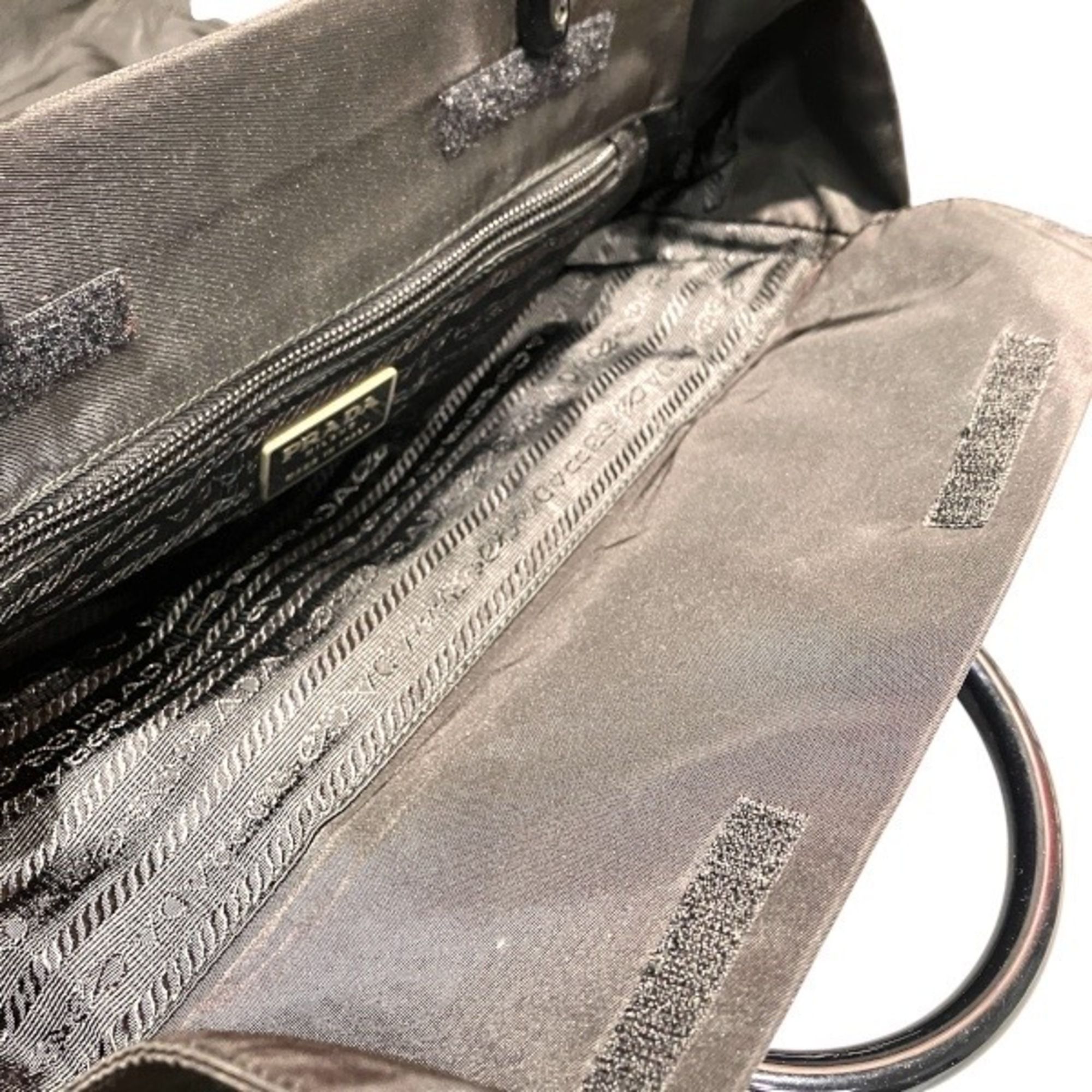 Nylon Plastic Handbag Tote Bag (Pre-Owned) - Prada - Modalova