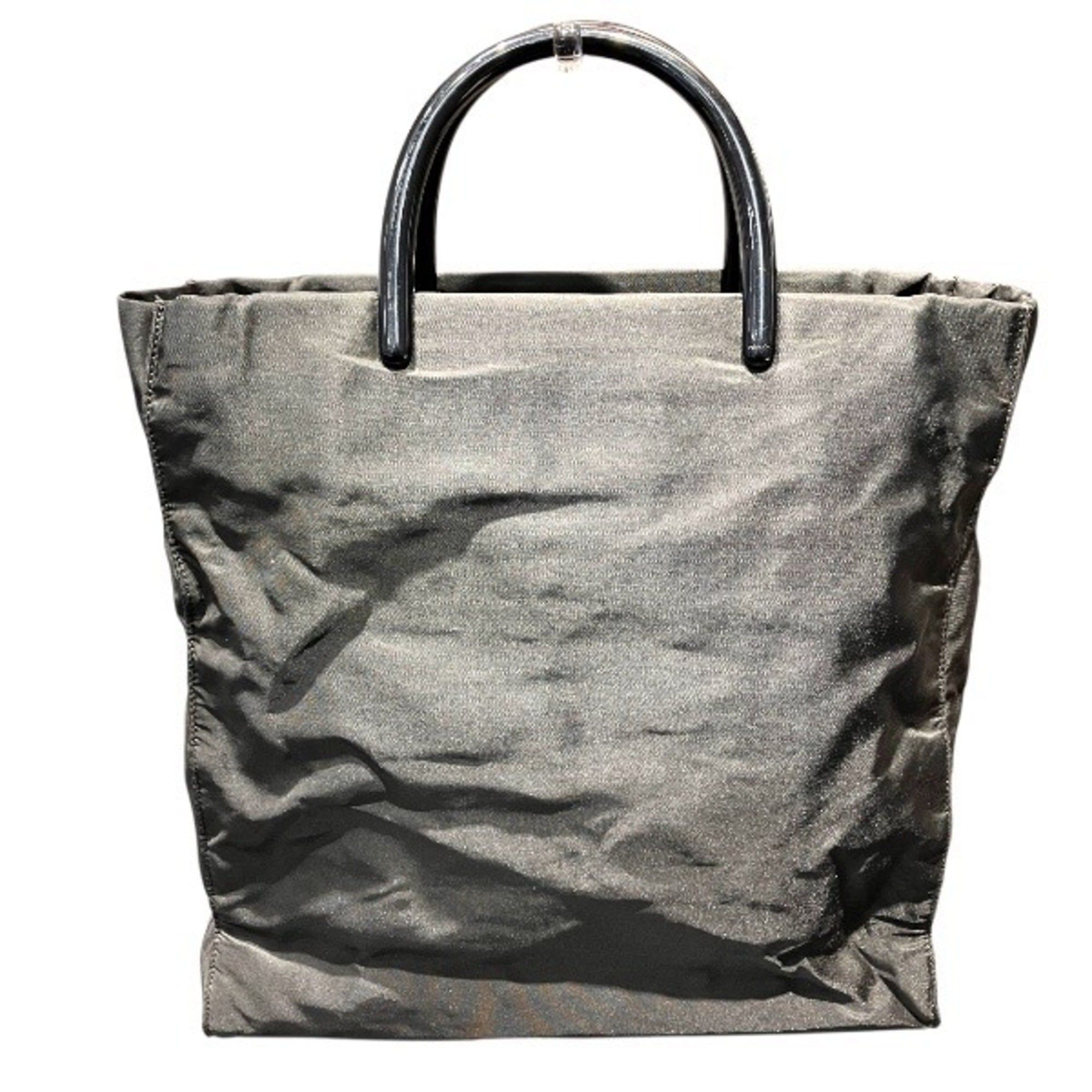 Nylon Plastic Handbag Tote Bag (Pre-Owned) - Prada - Modalova