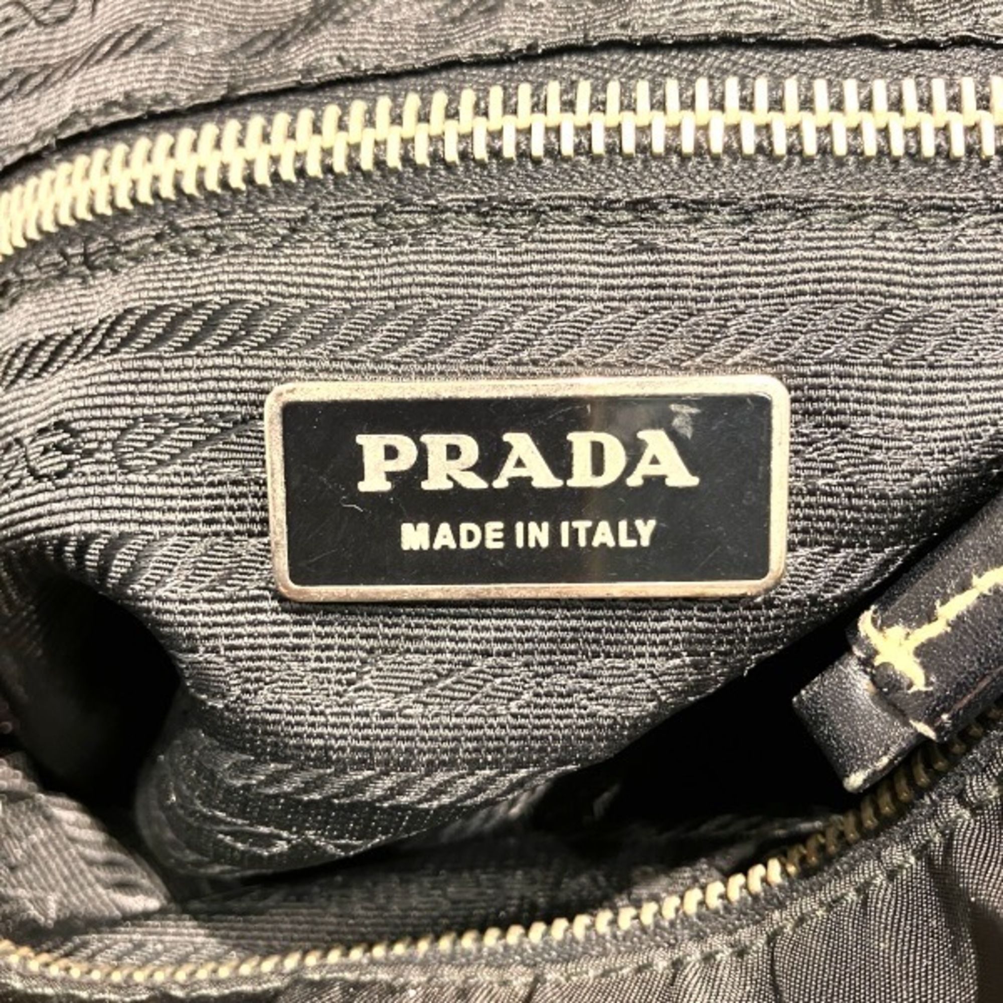 Nylon Leather Handbag (Pre-Owned) - Prada - Modalova