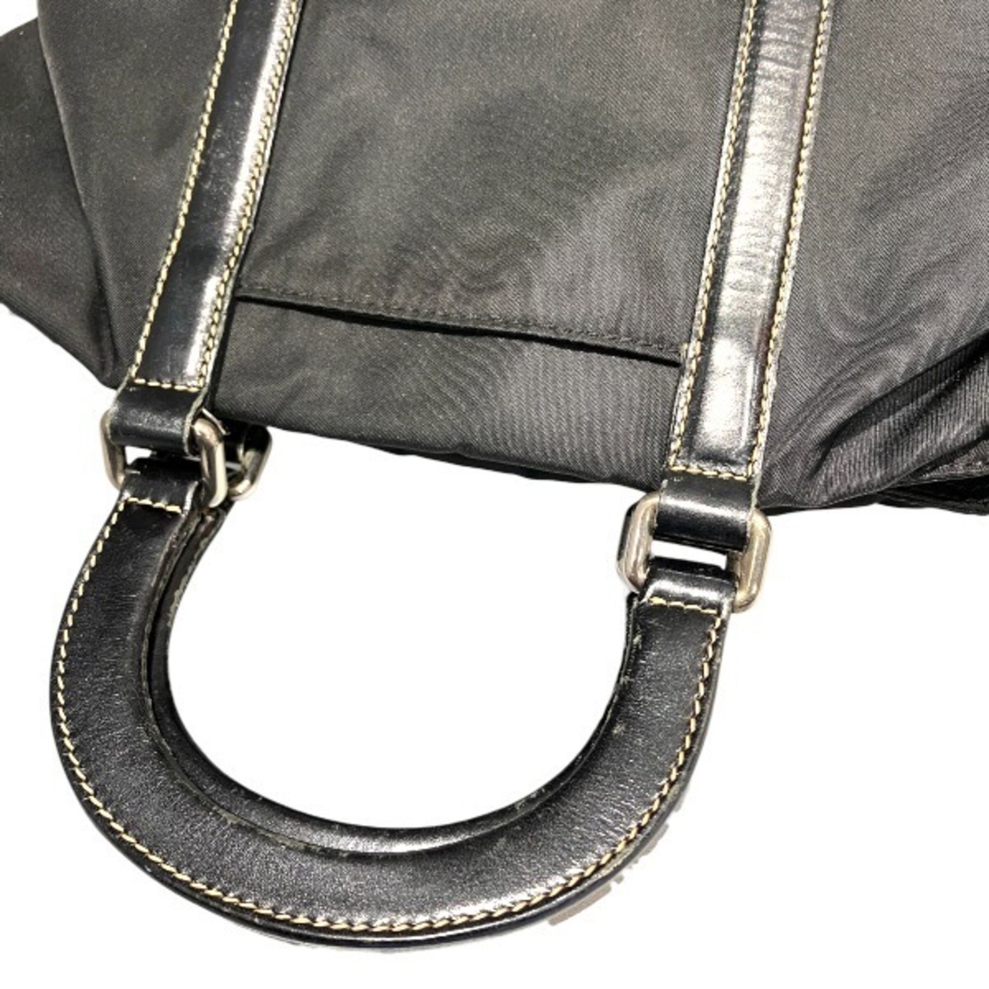 Nylon Leather Handbag (Pre-Owned) - Prada - Modalova