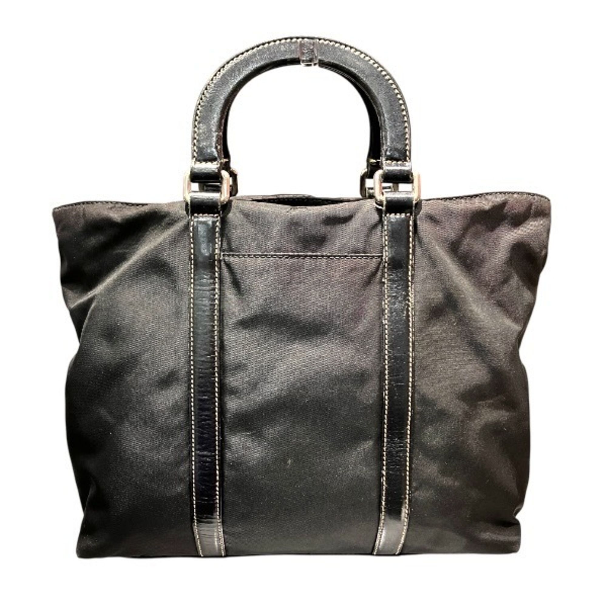 Nylon Leather Handbag (Pre-Owned) - Prada - Modalova