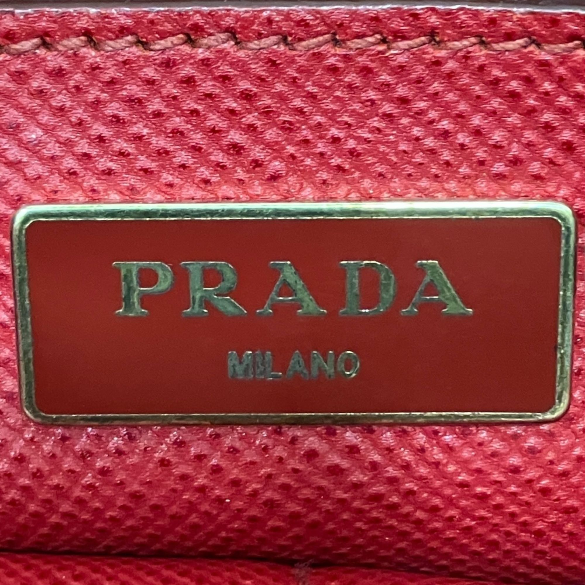 Leather Shoulder Bag (Pre-Owned) - Prada - Modalova