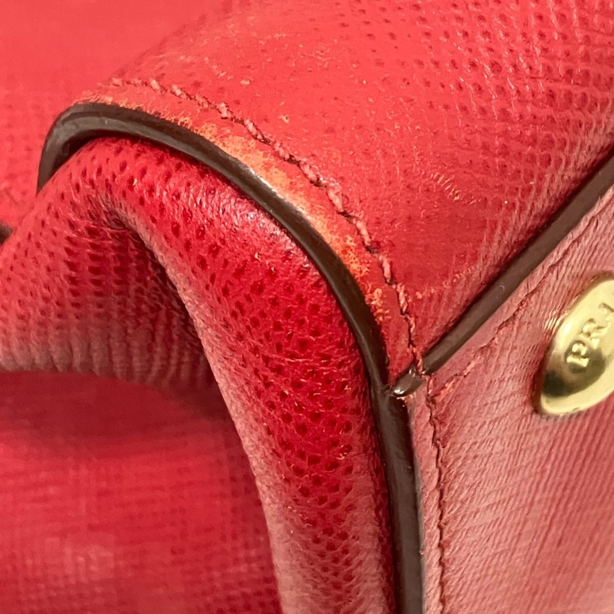 Leather Shoulder Bag (Pre-Owned) - Prada - Modalova