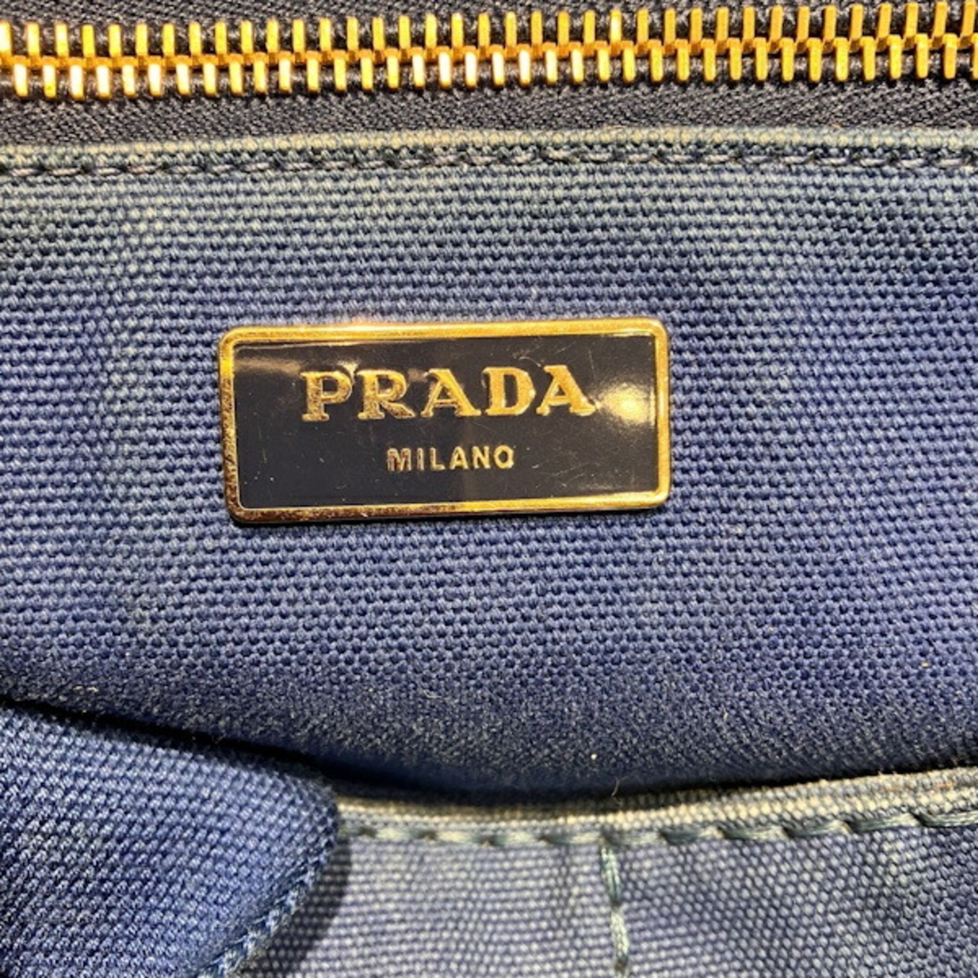 Canapa Canvas Handbag Tote Bag (Pre-Owned) - Prada - Modalova