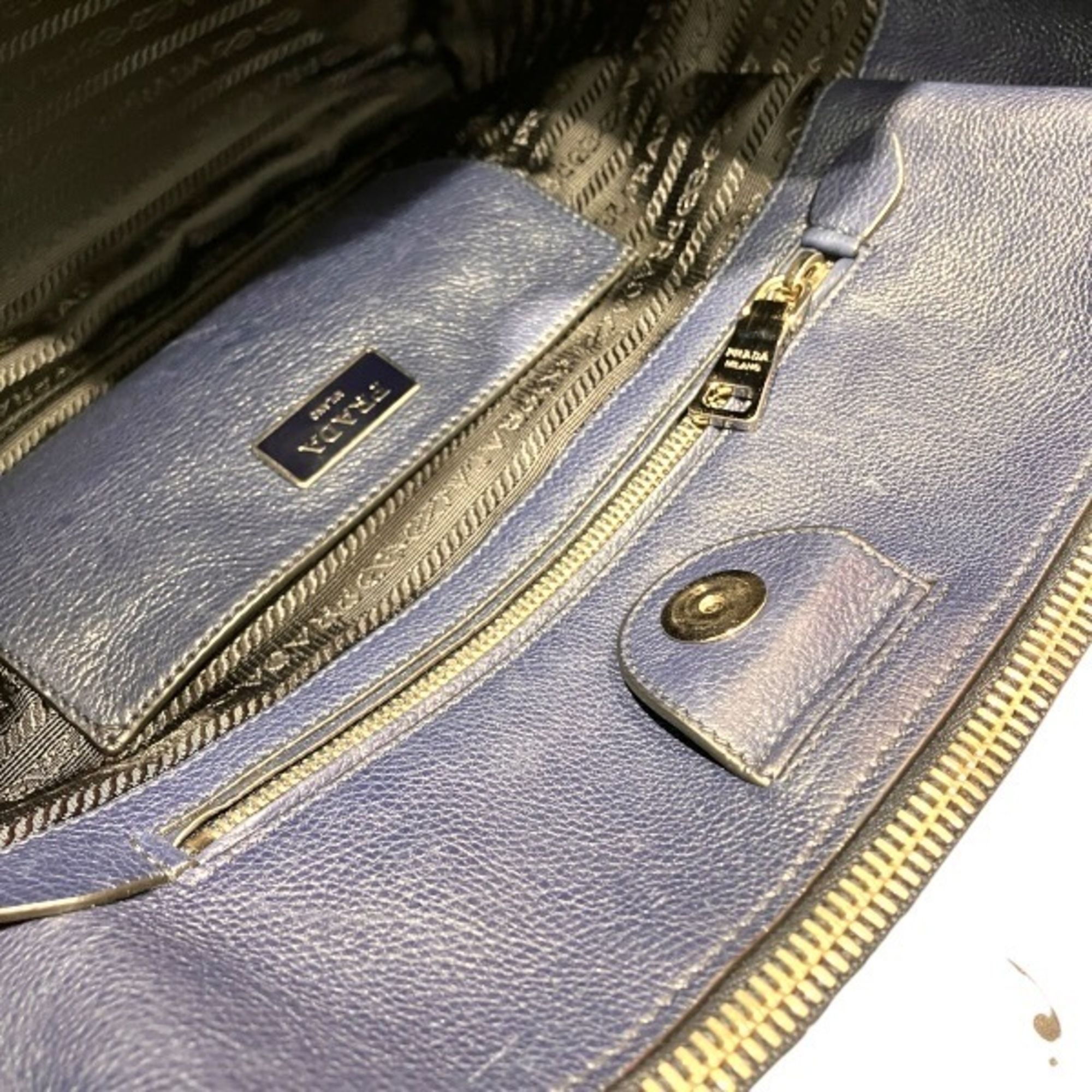 Leather Handbag Tote Bag (Pre-Owned) - Prada - Modalova