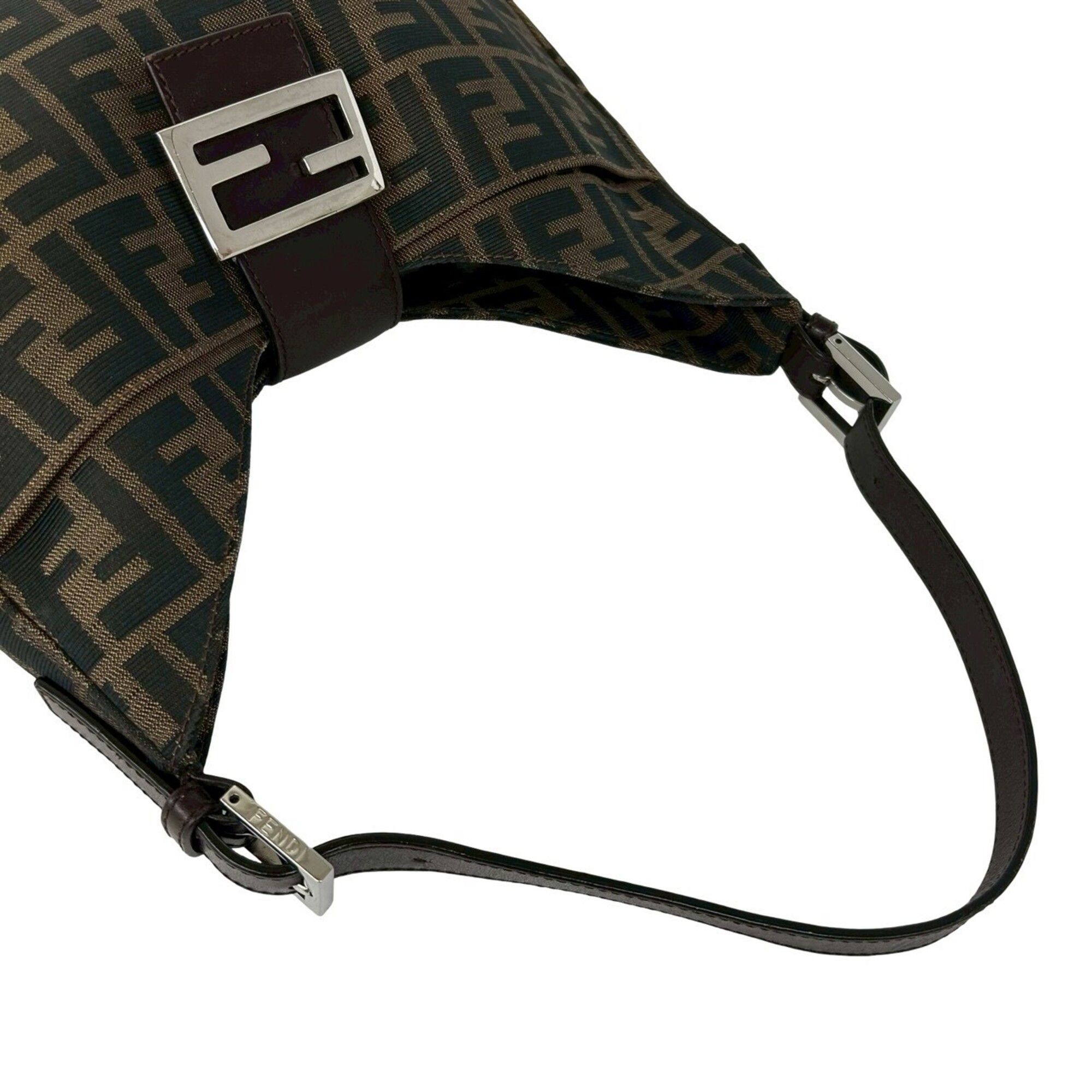 Canvas Leather Shoulder Bag (Pre-Owned) - Fendi - Modalova