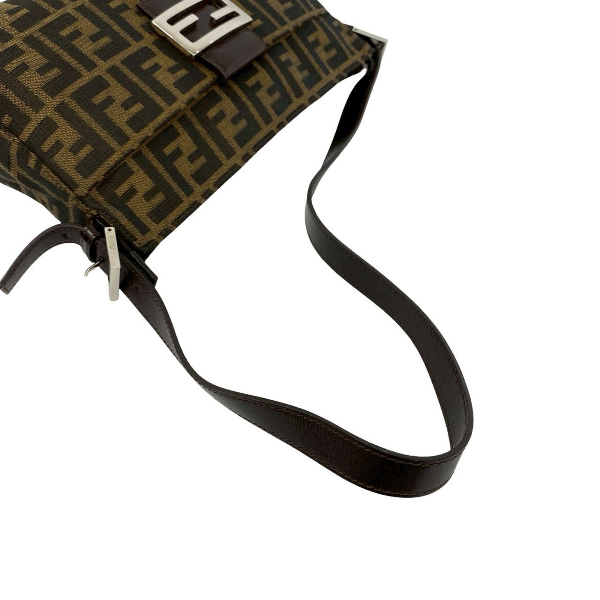 Canvas Leather Shoulder Bag (Pre-Owned) - Fendi - Modalova