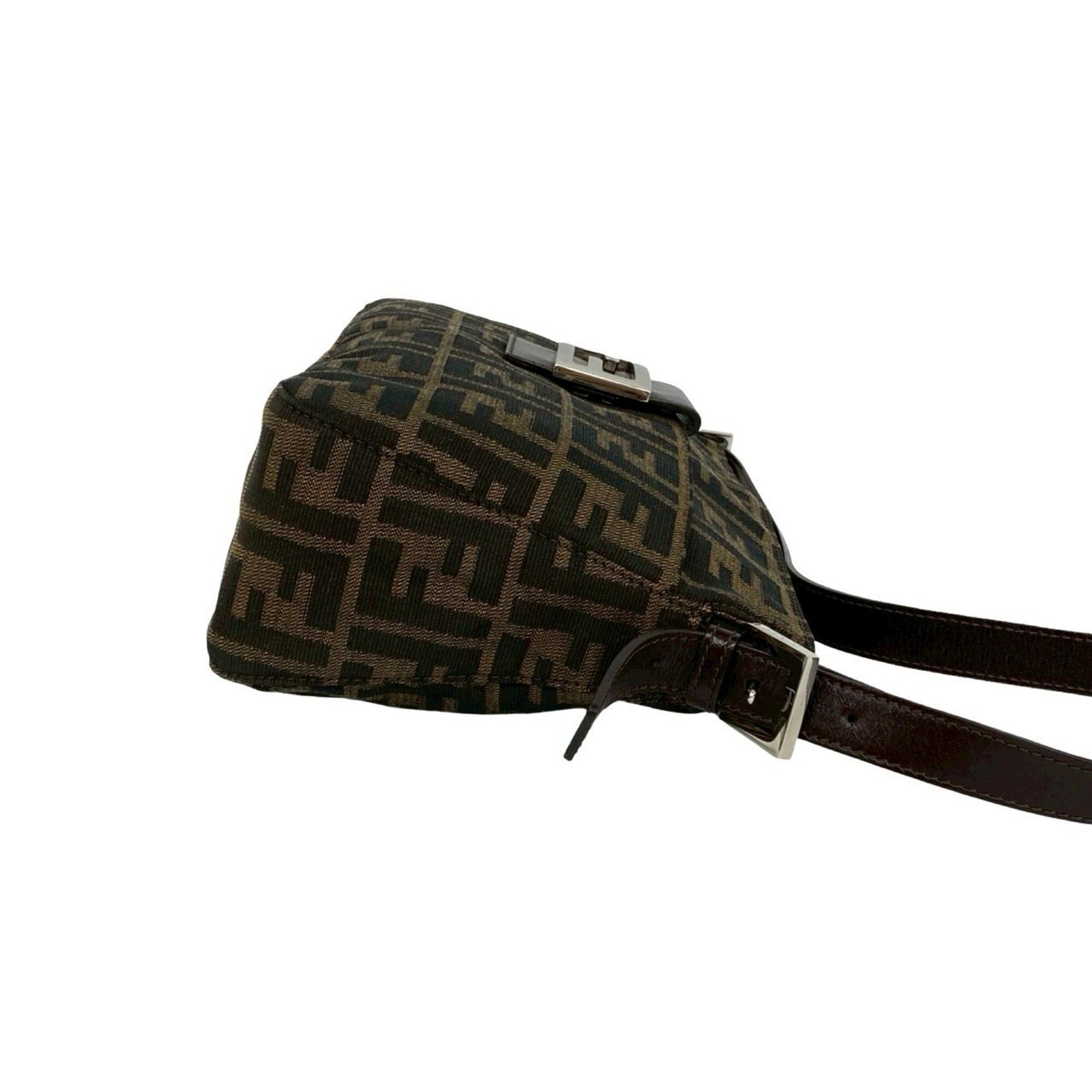 Canvas Leather Shoulder Bag (Pre-Owned) - Fendi - Modalova