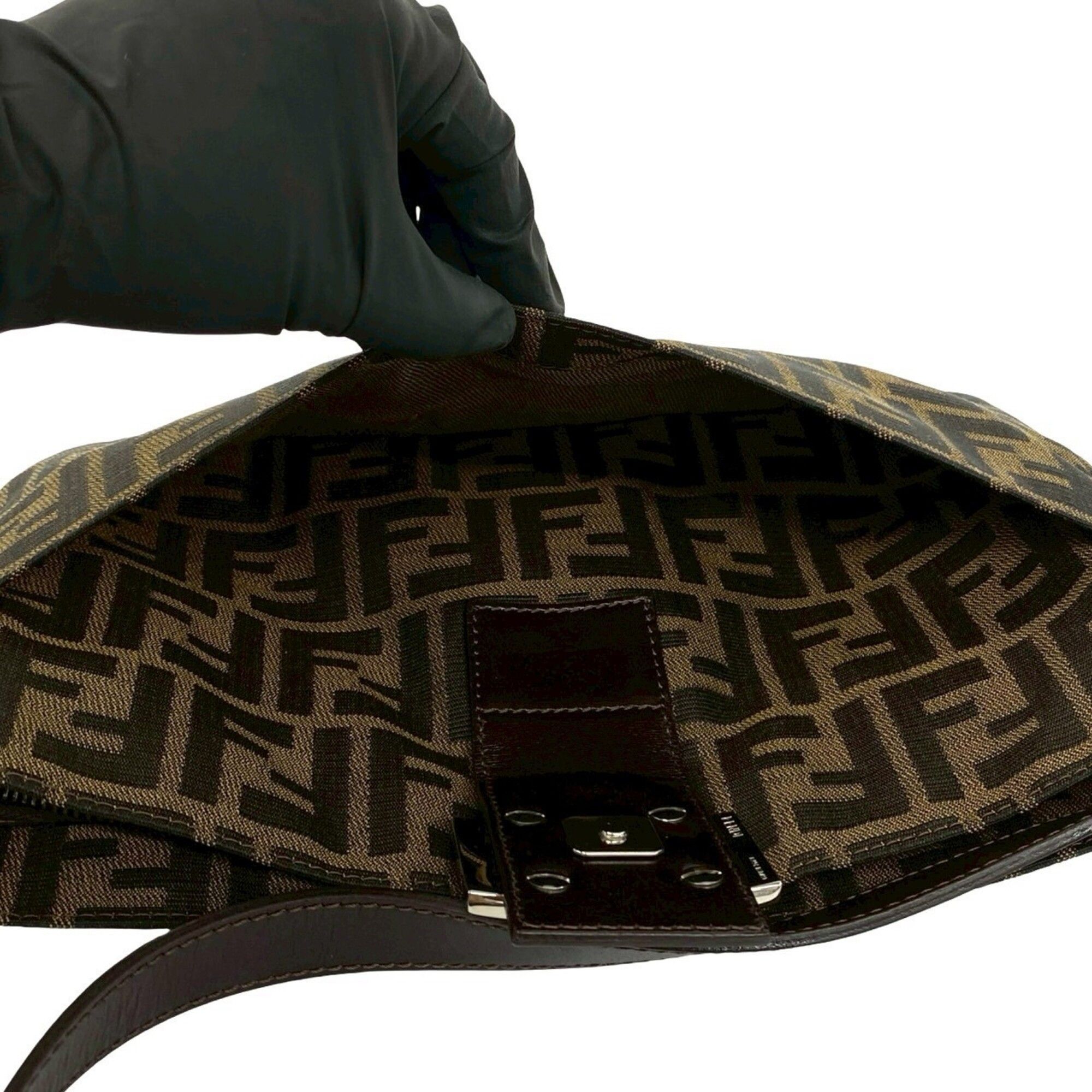 Canvas Leather Shoulder Bag (Pre-Owned) - Fendi - Modalova