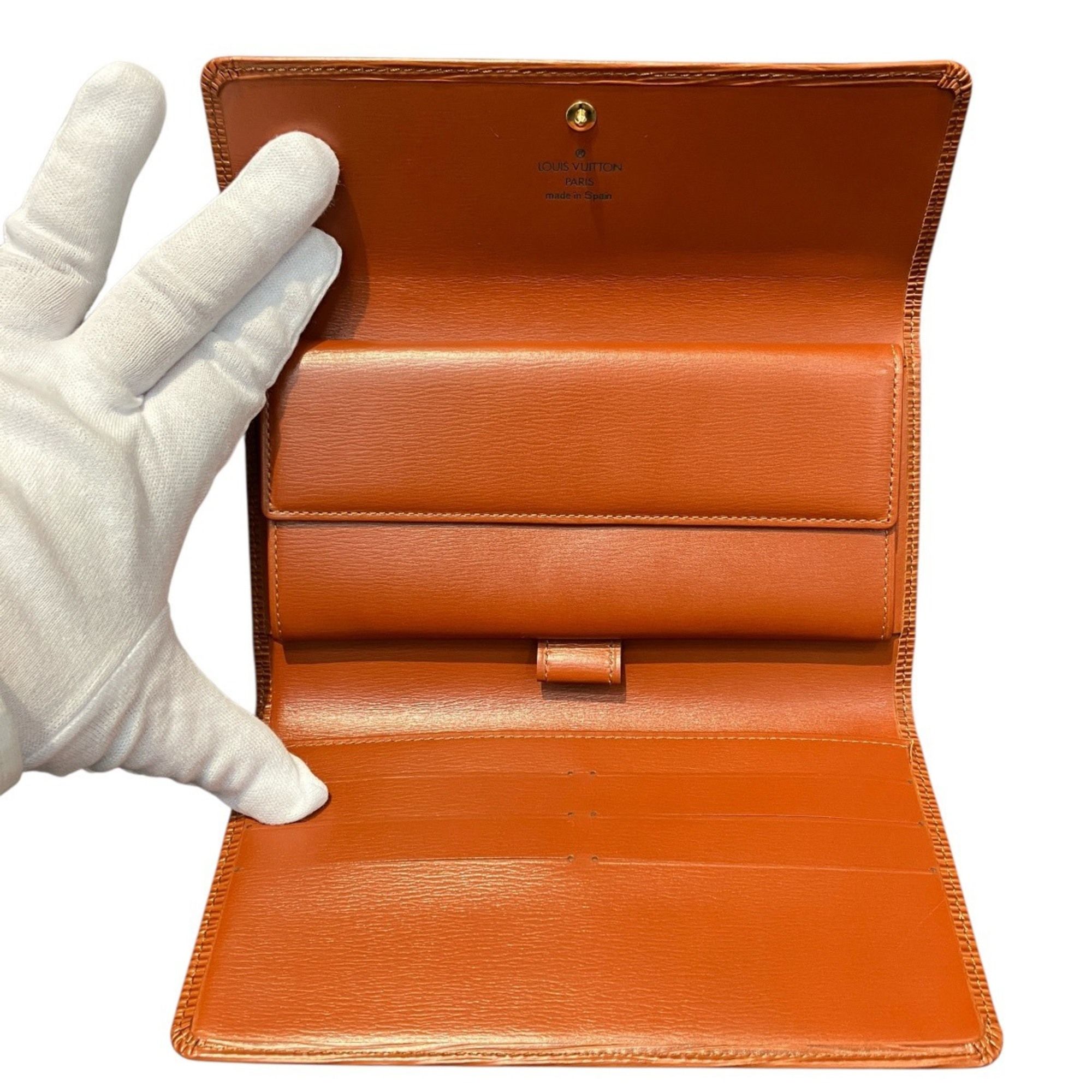 Leather Long Wallet (Bi-Fold) (Pre-Owned) - Louis Vuitton - Modalova