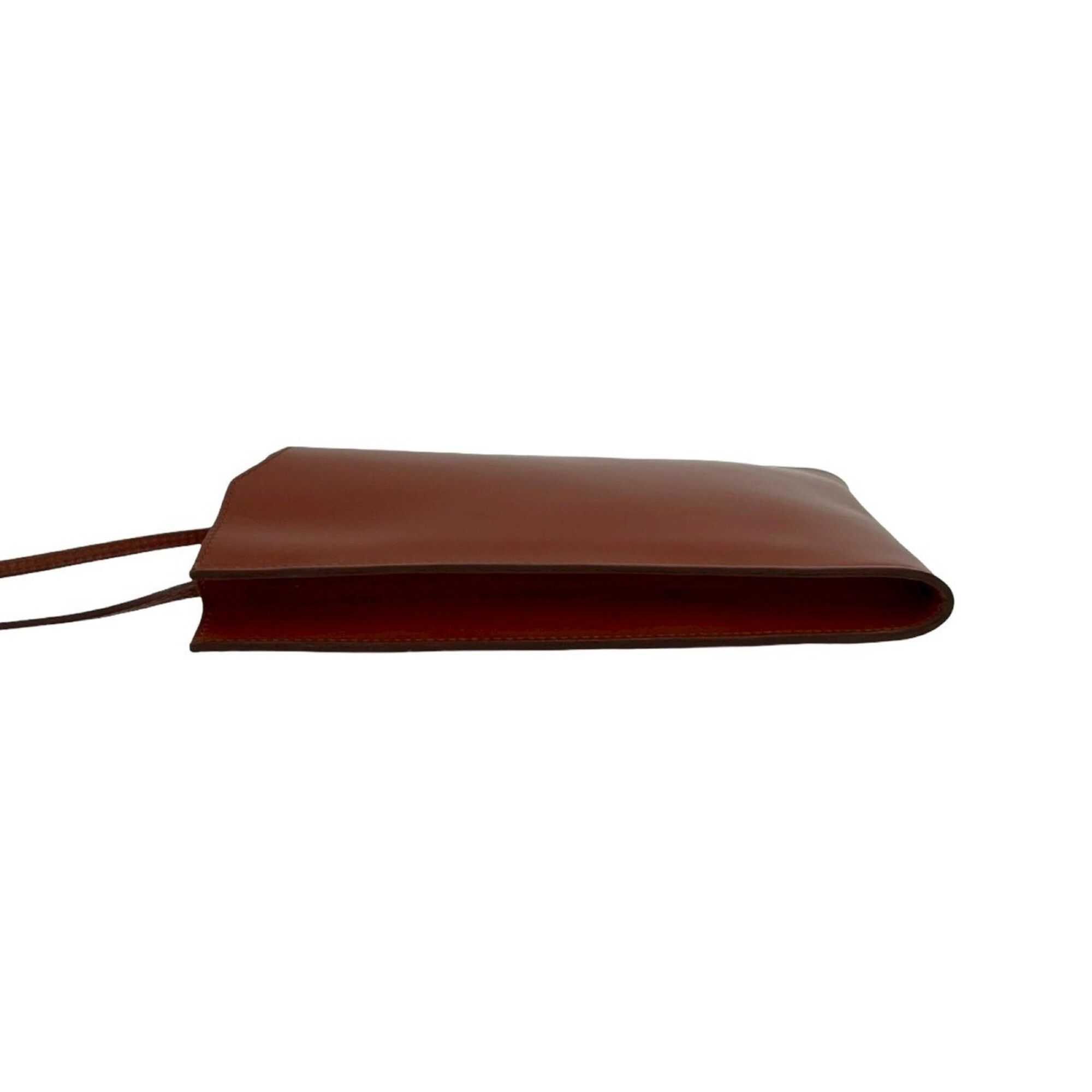 Leather Pochette Shoulder Bag (Pre-Owned) - Hermes - Modalova