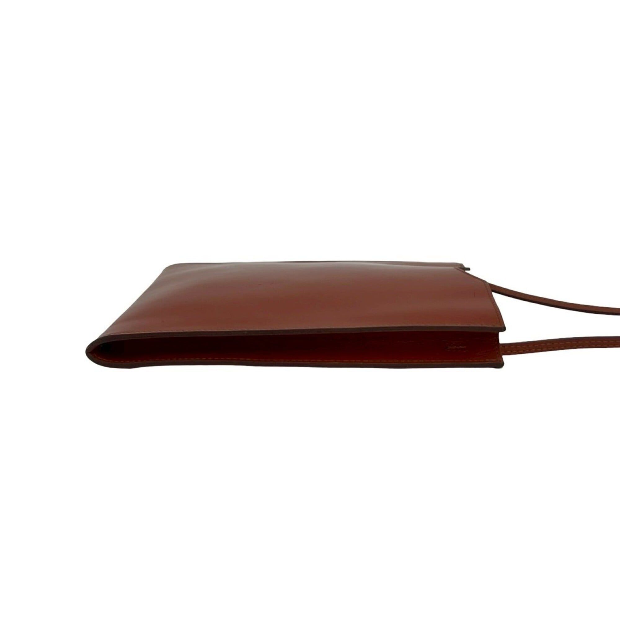 Leather Pochette Shoulder Bag (Pre-Owned) - Hermes - Modalova