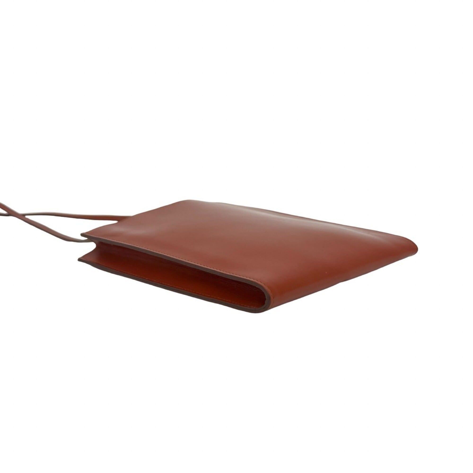 Leather Pochette Shoulder Bag (Pre-Owned) - Hermes - Modalova