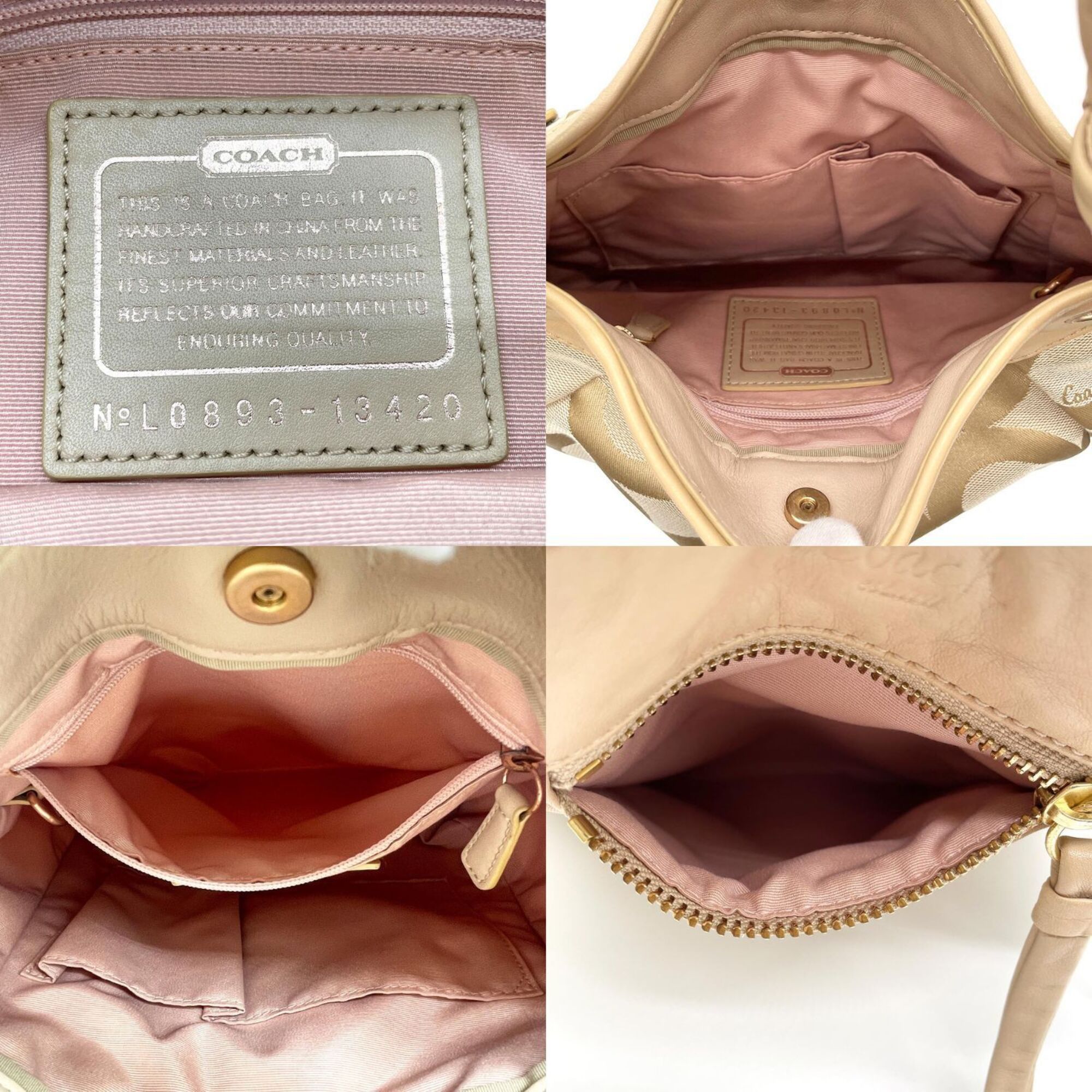 Canvas Leather Shoulder Bag (Pre-Owned) - Coach - Modalova