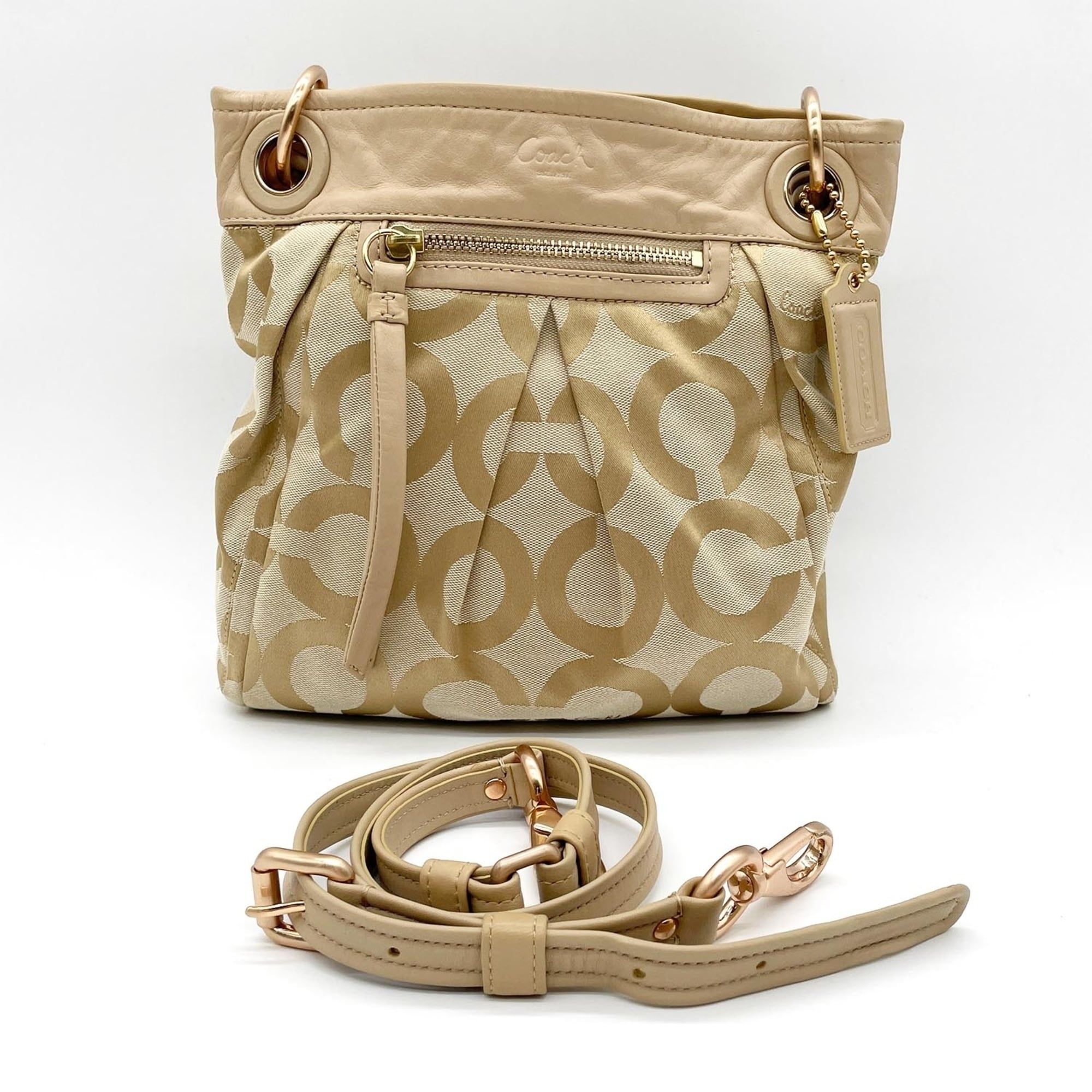 Canvas Leather Shoulder Bag (Pre-Owned) - Coach - Modalova