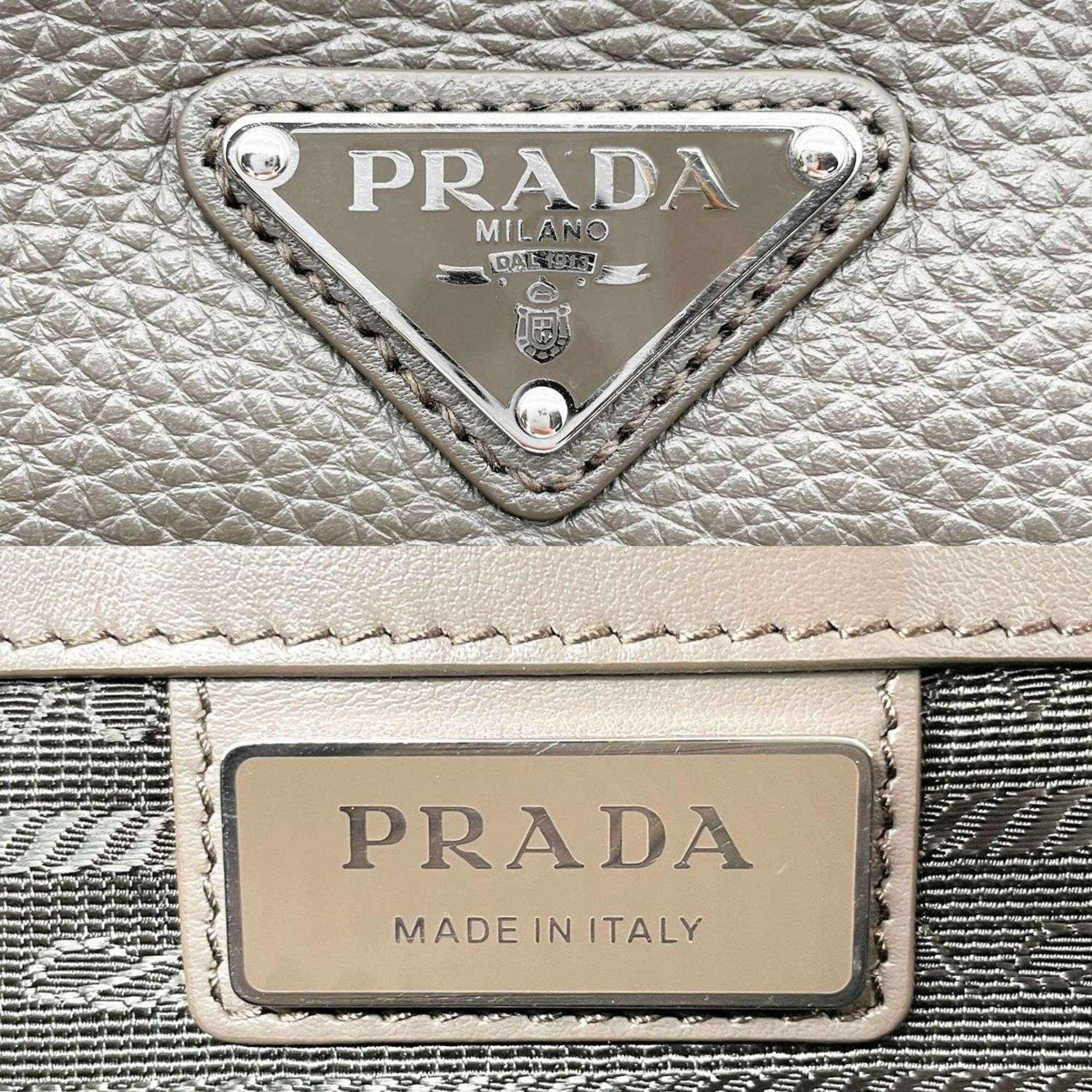 Leather Canvas Shoulder Bag Sling Bag (Pre-Owned) - Prada - Modalova
