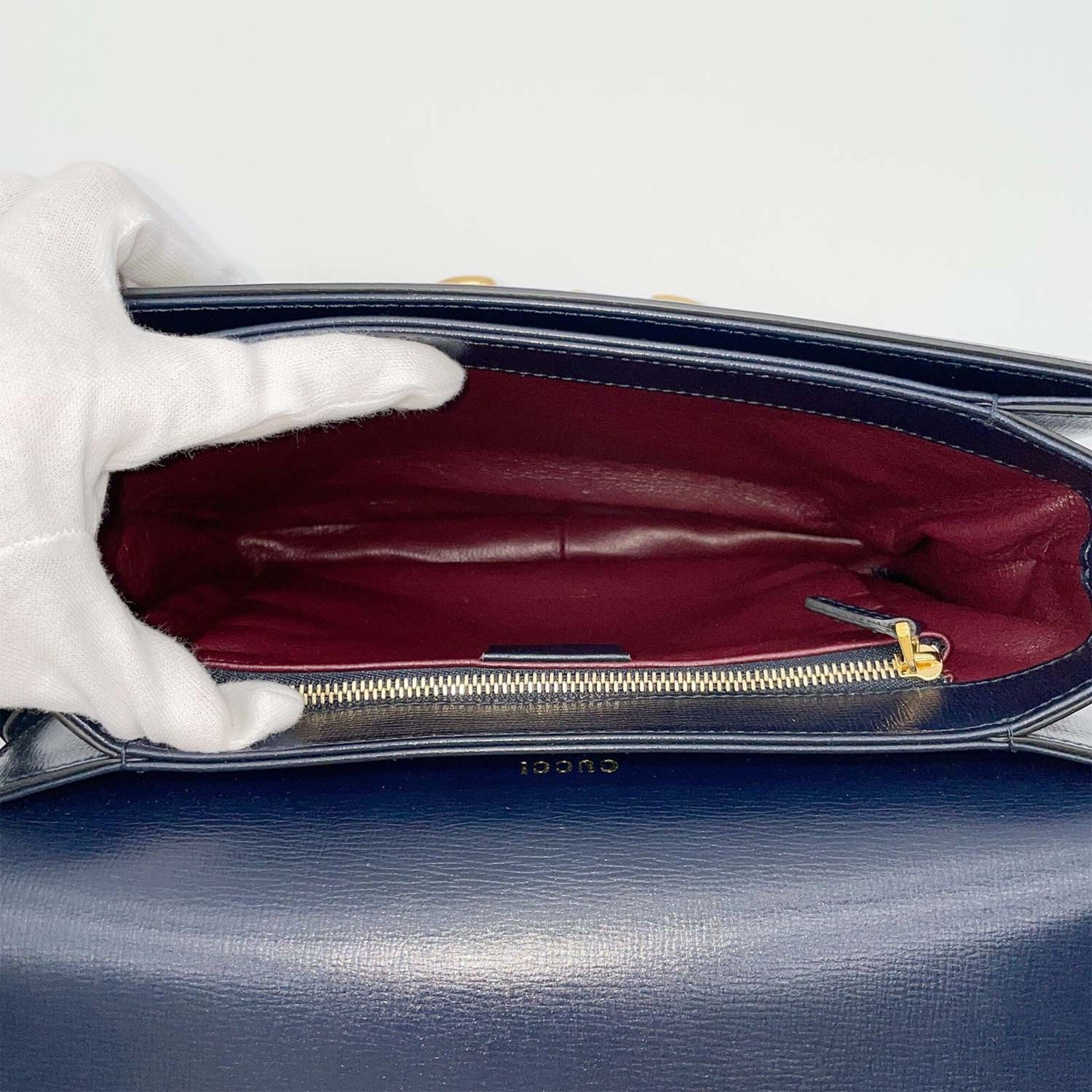 Leather Shoulder Bag (Pre-Owned) - Gucci - Modalova
