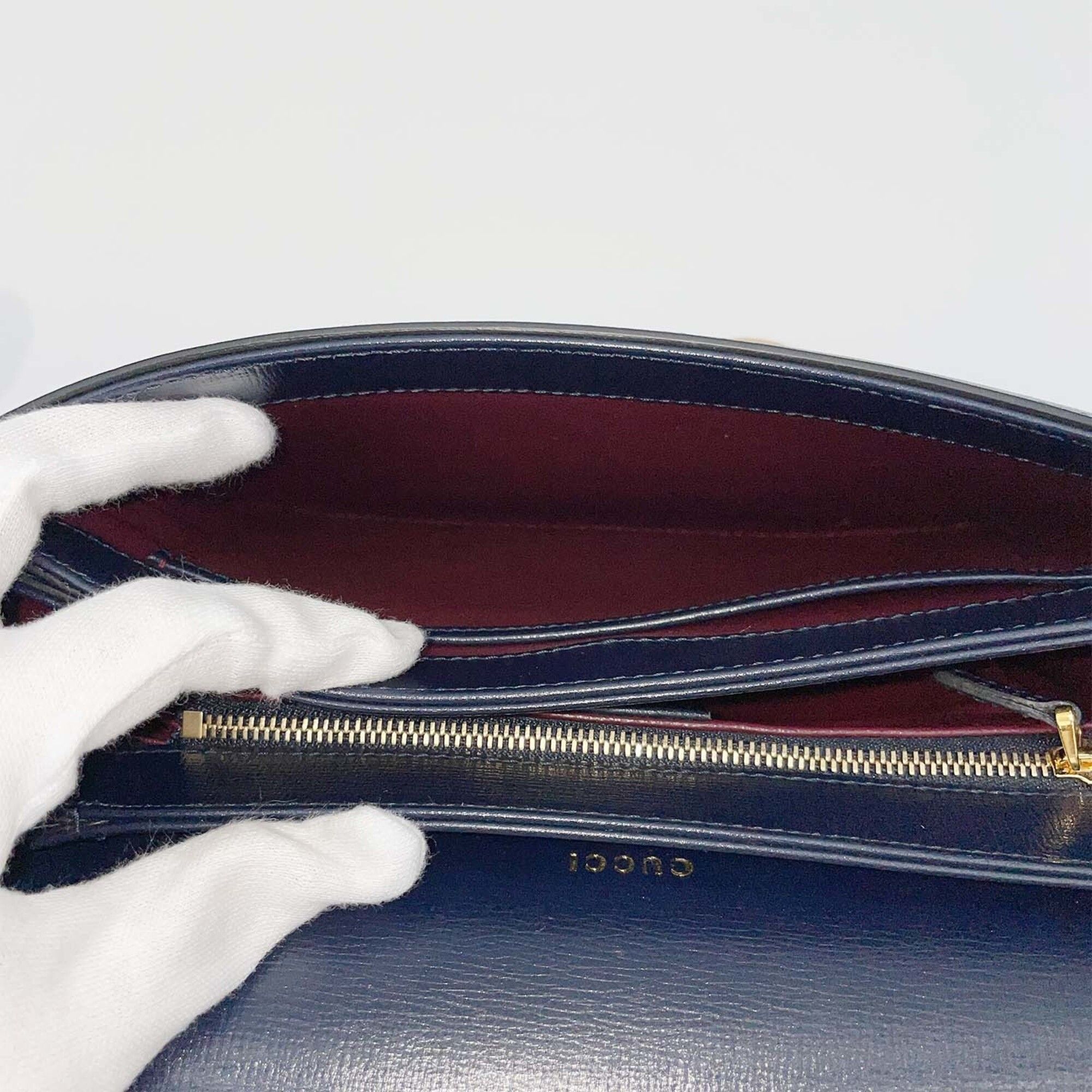 Leather Shoulder Bag (Pre-Owned) - Gucci - Modalova