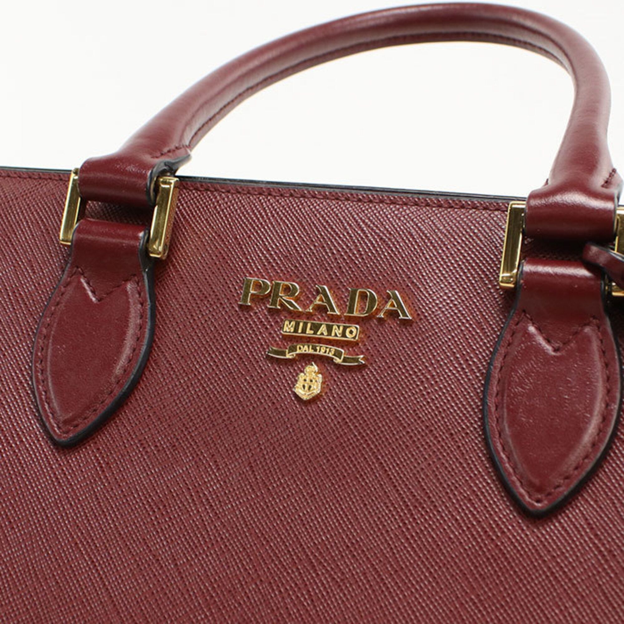 Leather Tote Bag (Pre-Owned) - Prada - Modalova