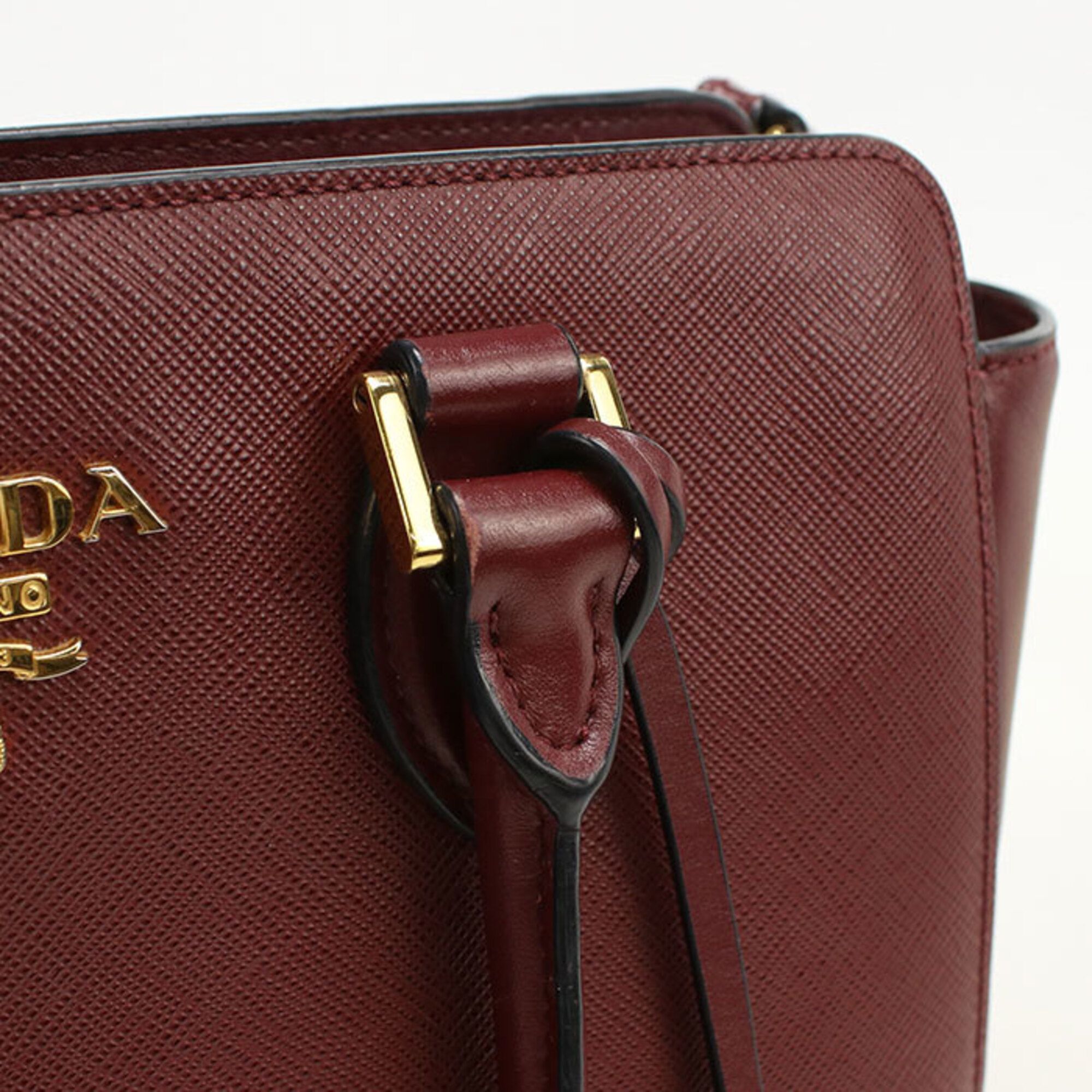 Leather Tote Bag (Pre-Owned) - Prada - Modalova