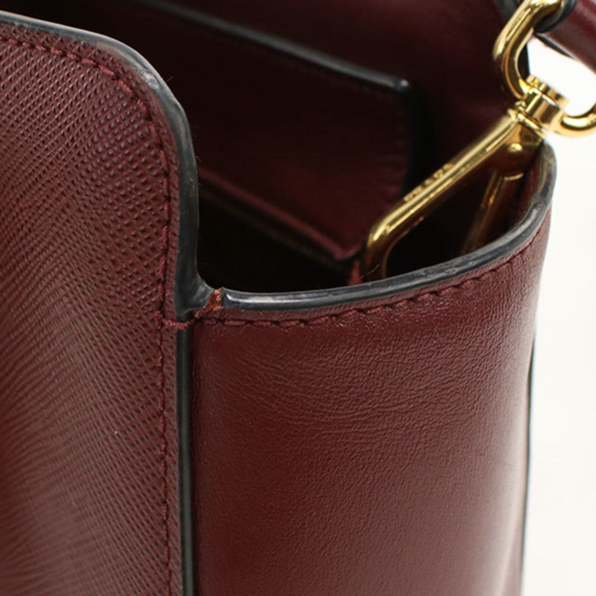 Leather Tote Bag (Pre-Owned) - Prada - Modalova