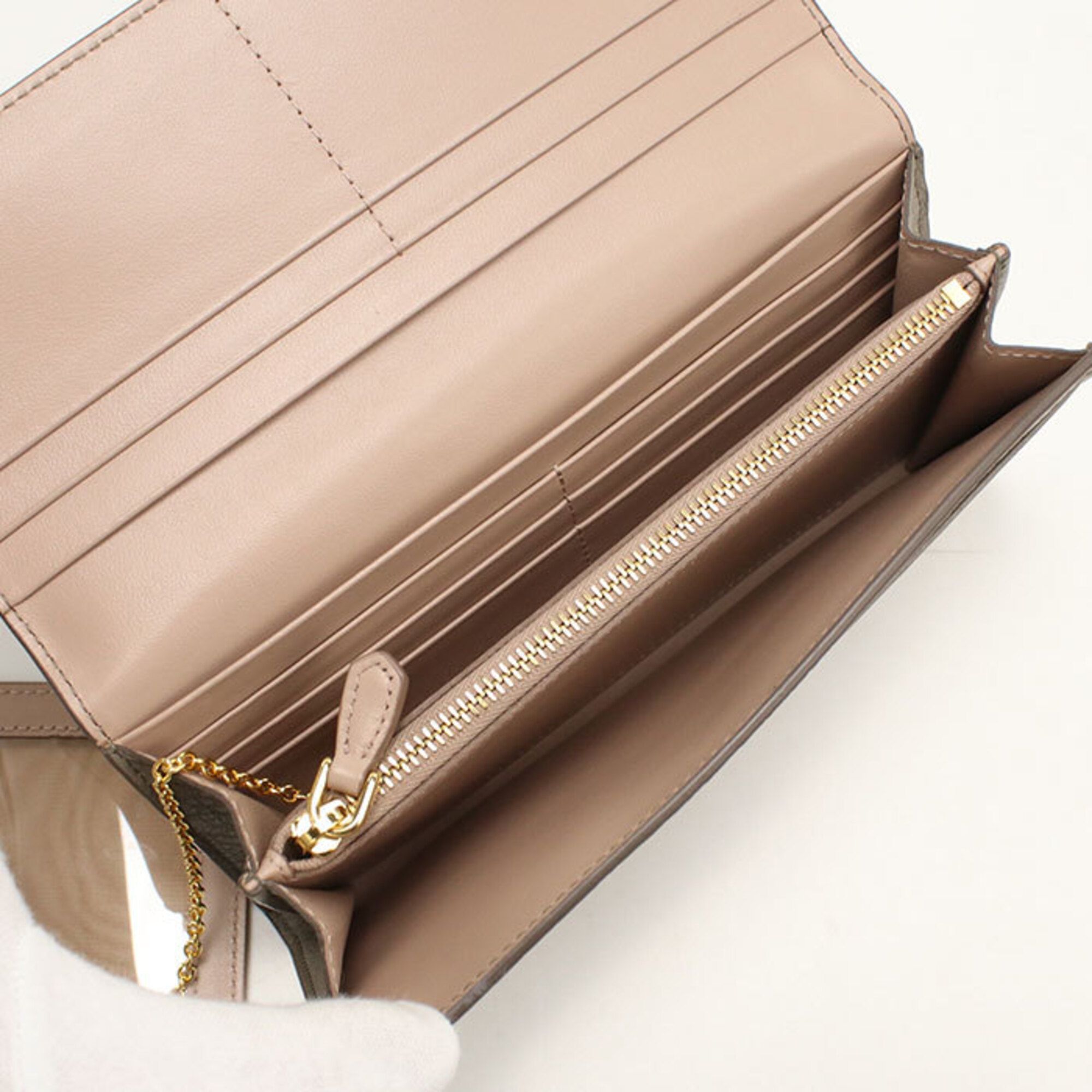 Leather Long Wallet (Bi-Fold) (Pre-Owned) - Prada - Modalova