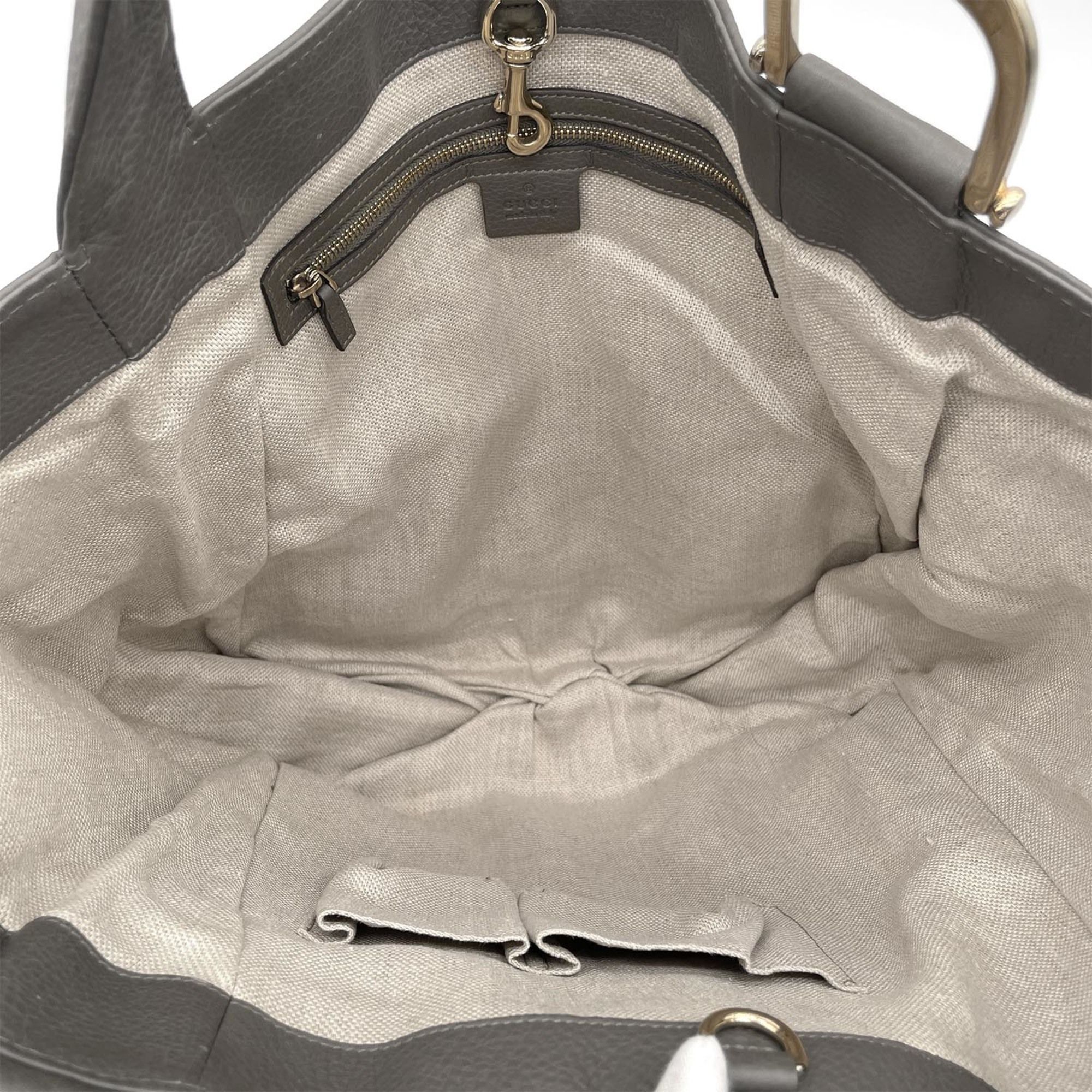 Horsebit Leather Tote Bag (Pre-Owned) - Gucci - Modalova