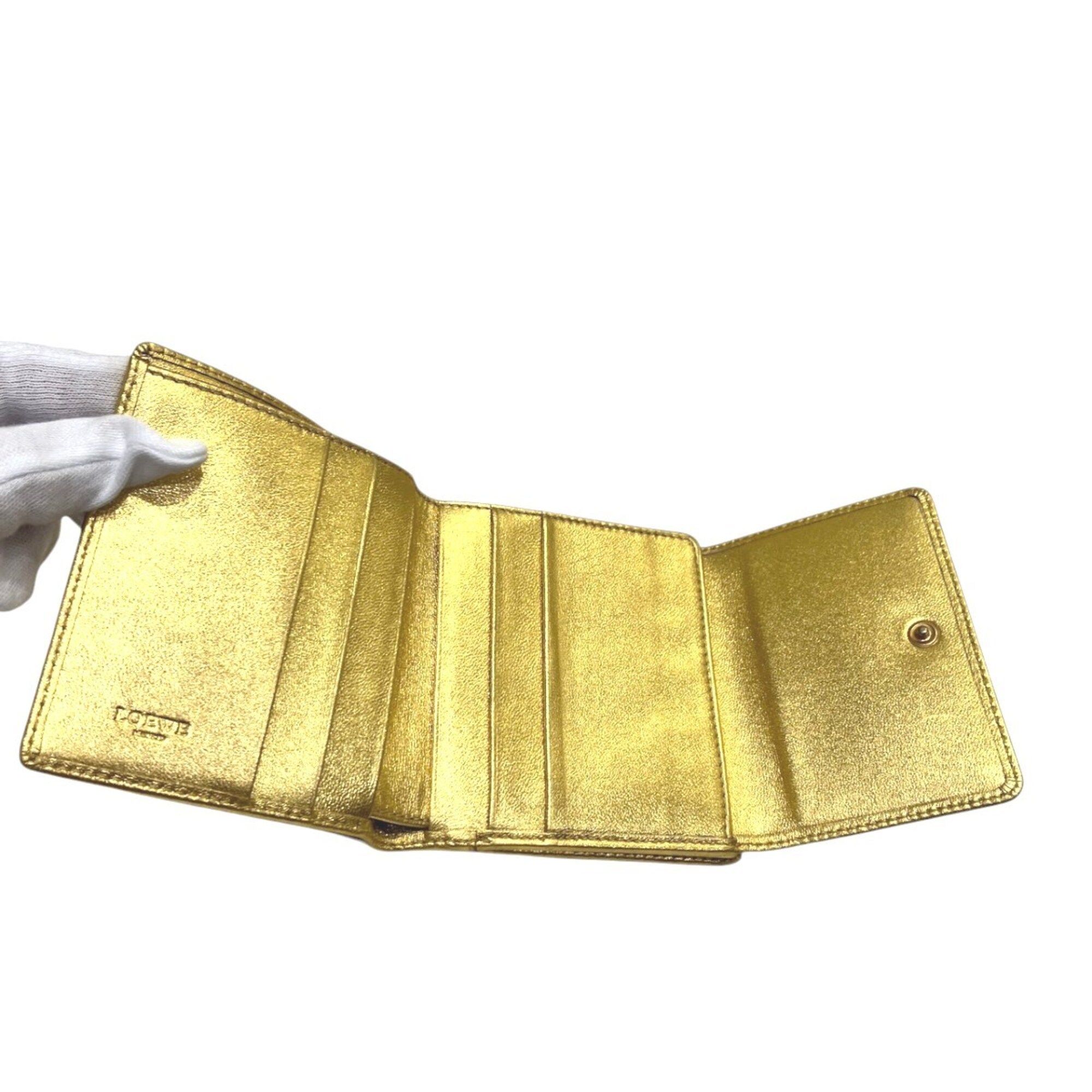 Leather Wallet (Tri-Fold) (Pre-Owned) - Loewe - Modalova
