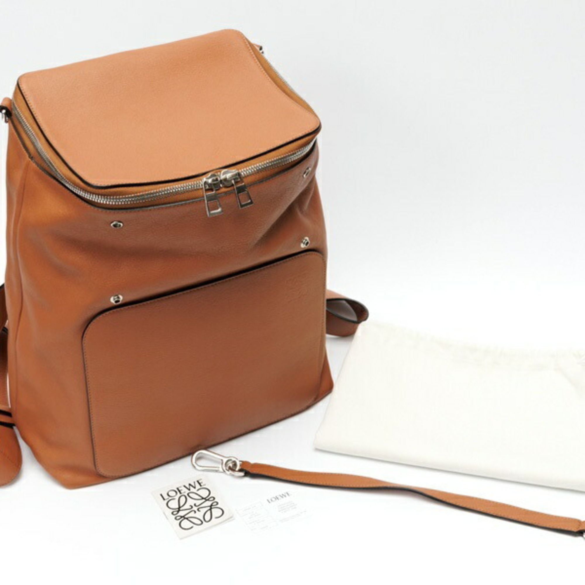 Leather Backpack (Pre-Owned) - Loewe - Modalova