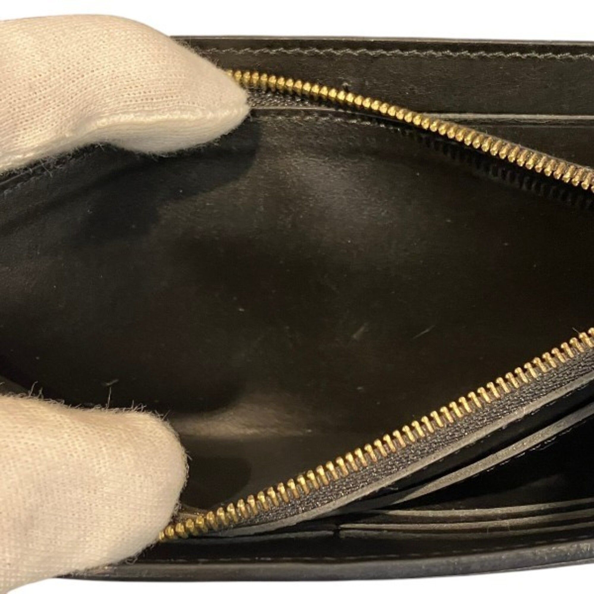 Monogram Leather Long Wallet (Bi-Fold) (Pre-Owned) - Louis Vuitton - Modalova