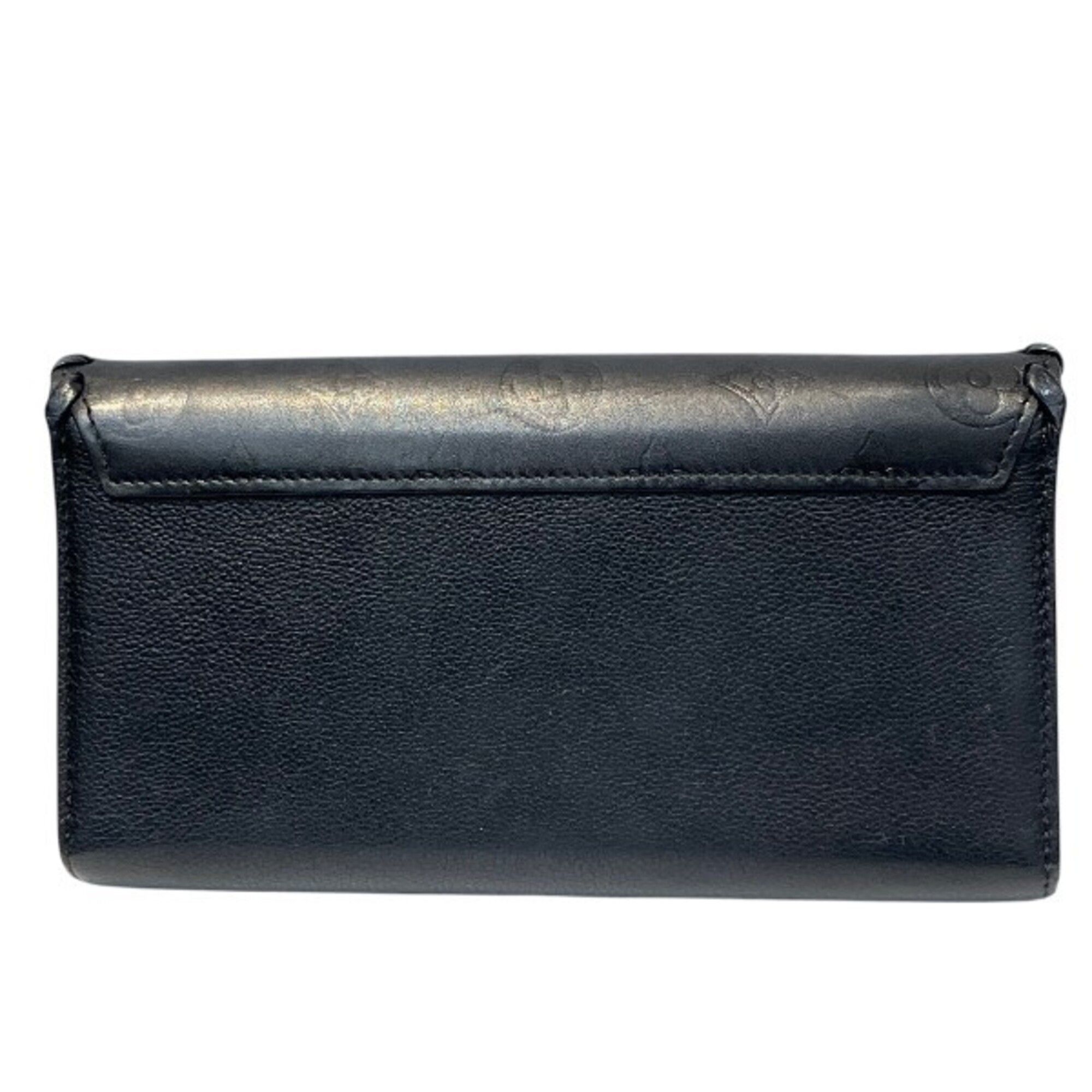 Monogram Leather Long Wallet (Bi-Fold) (Pre-Owned) - Louis Vuitton - Modalova