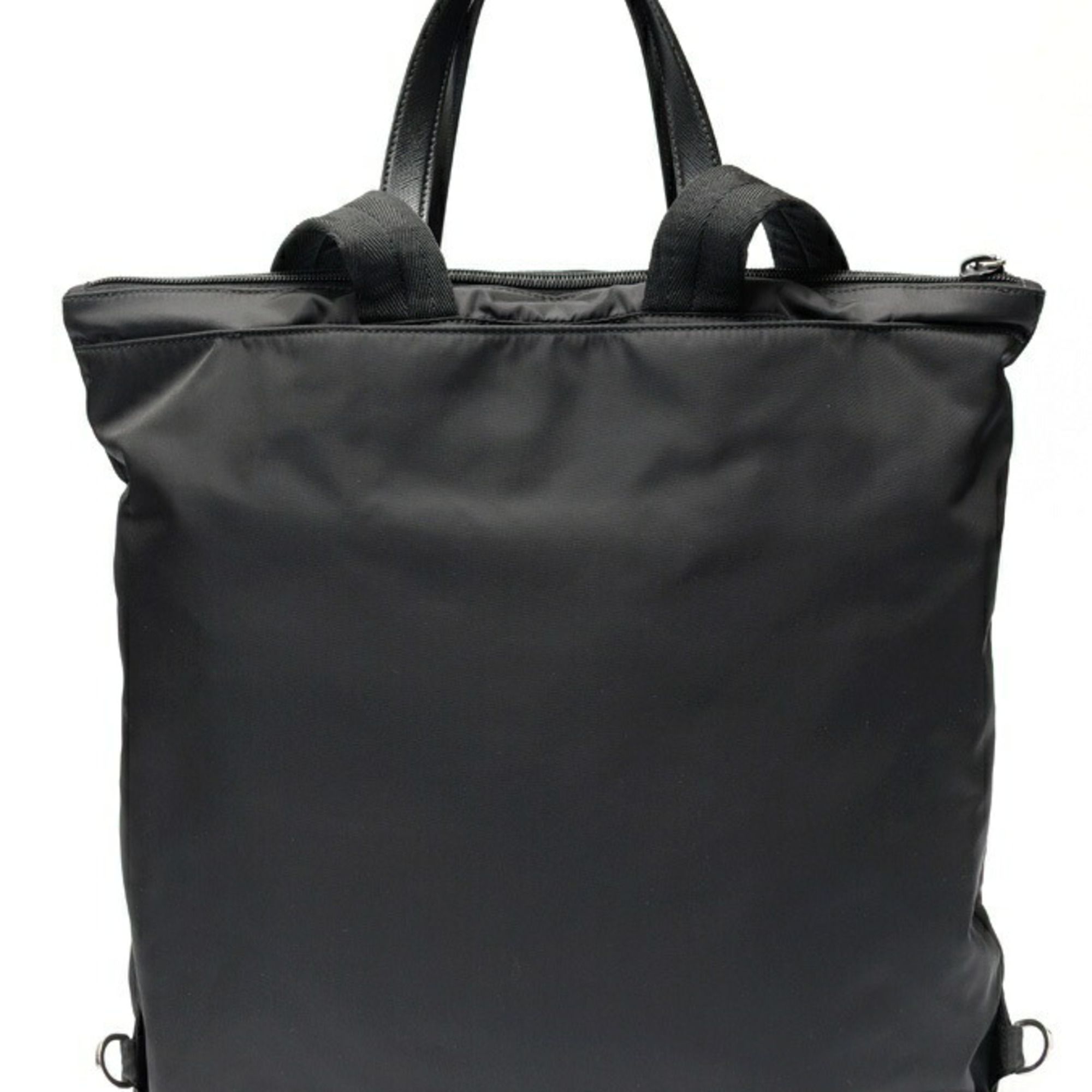 Nylon Leather Backpack (Pre-Owned) - Prada - Modalova