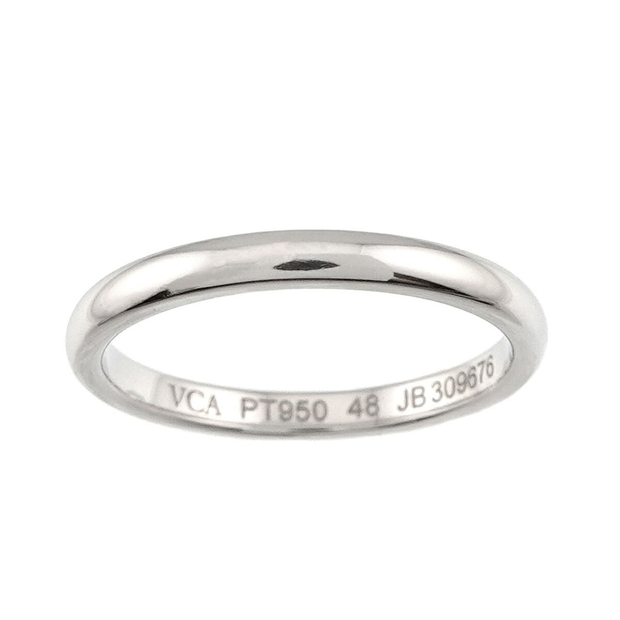 Platinum 950 Band Ring (Pre-Owned) - Van Cleef & Arpels - Modalova