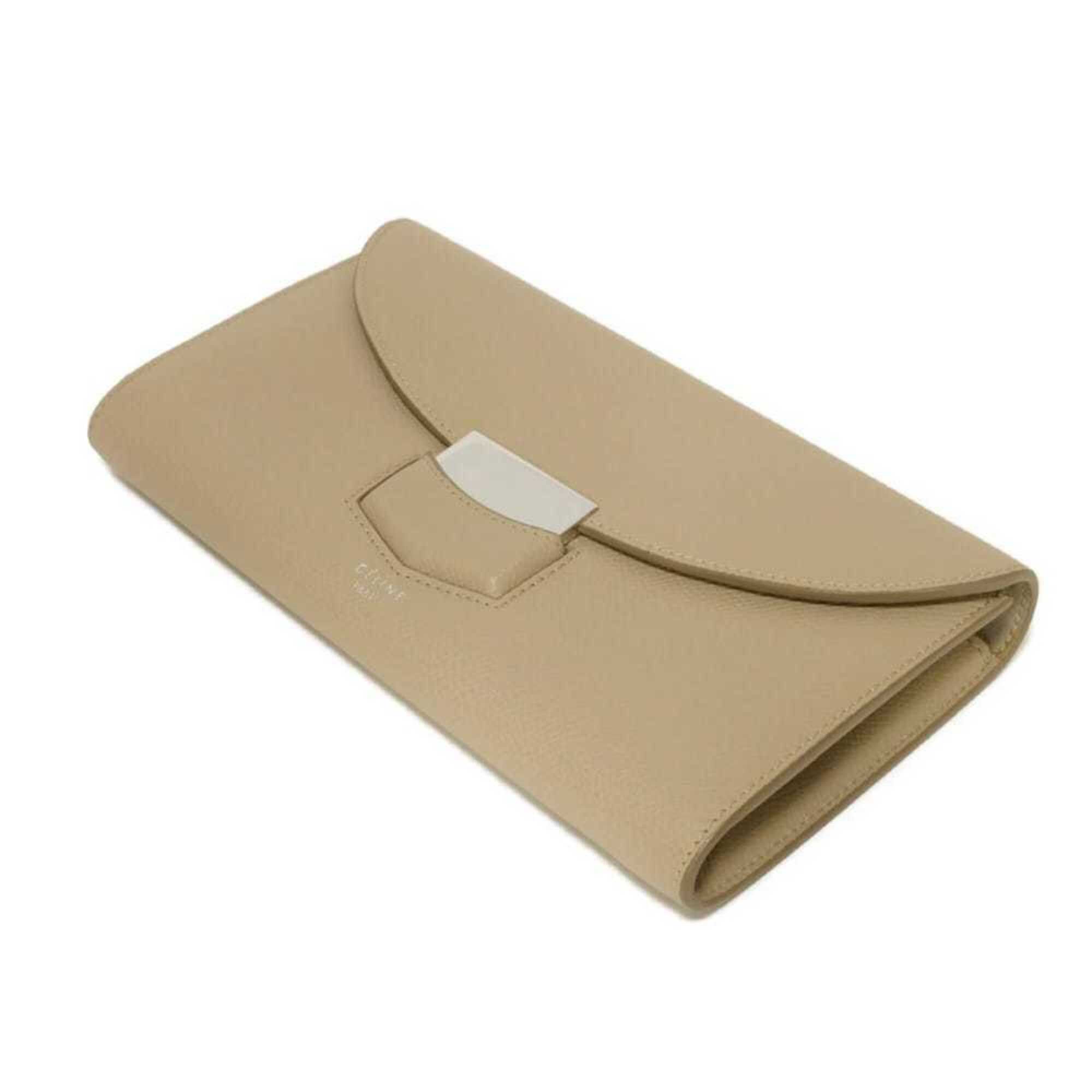 Leather Long Wallet (Bi-Fold) (Pre-Owned) - Celine - Modalova