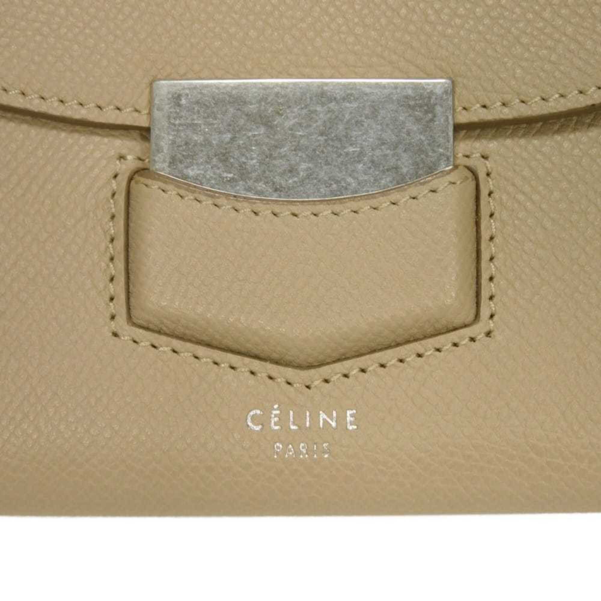 Leather Long Wallet (Bi-Fold) (Pre-Owned) - Celine - Modalova