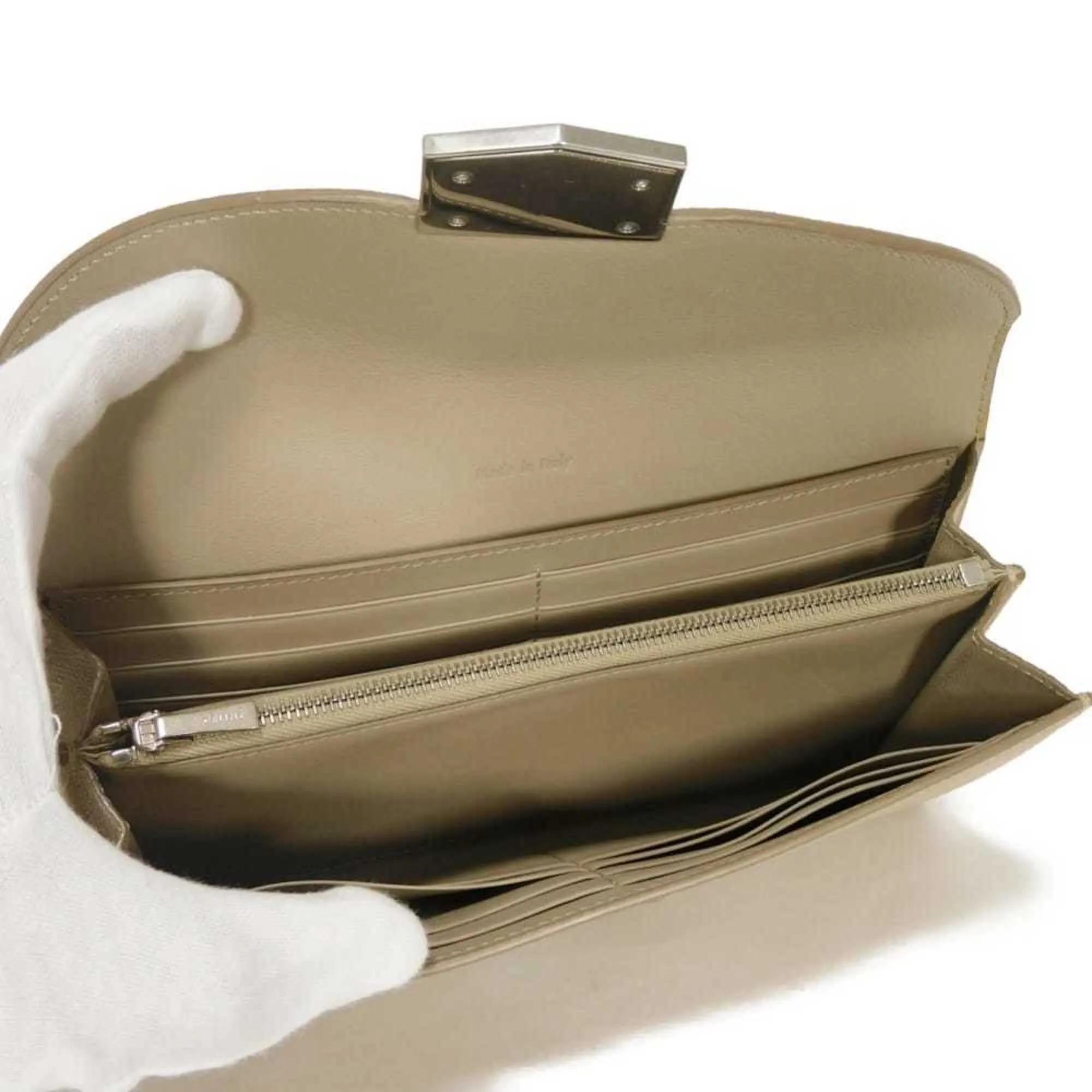 Leather Long Wallet (Bi-Fold) (Pre-Owned) - Celine - Modalova