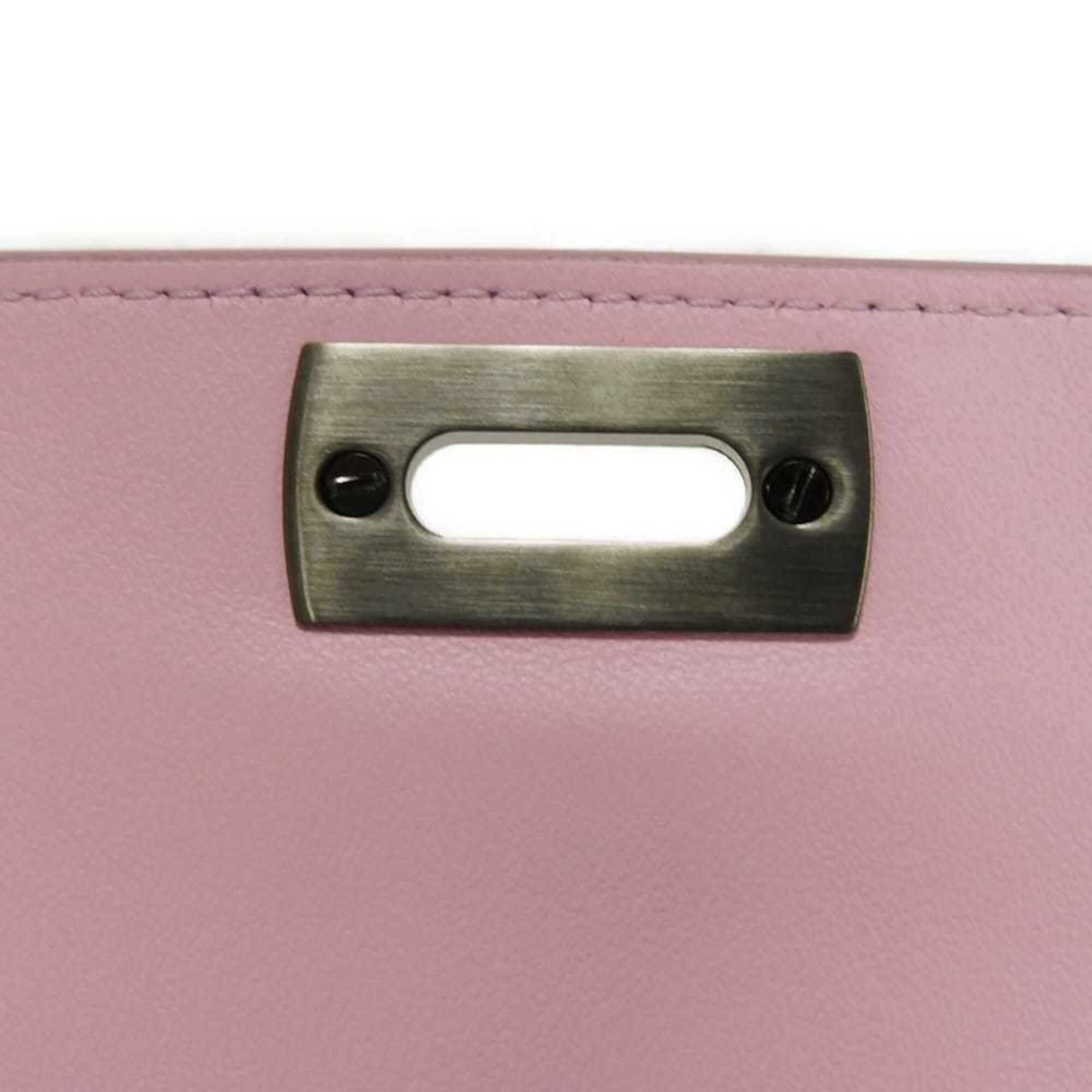 Leather Long Wallet (Tri-Fold) (Pre-Owned) - Salvatore Ferragamo - Modalova