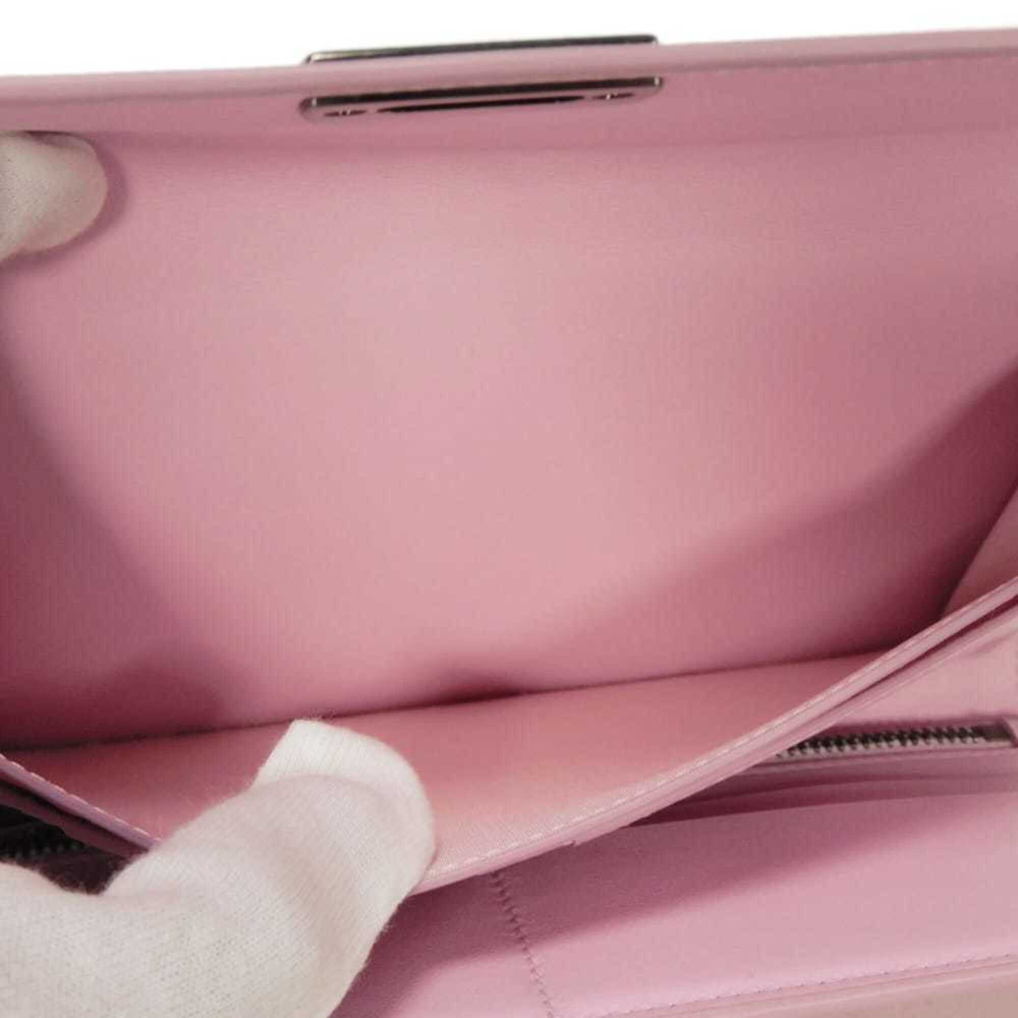 Leather Long Wallet (Tri-Fold) (Pre-Owned) - Salvatore Ferragamo - Modalova