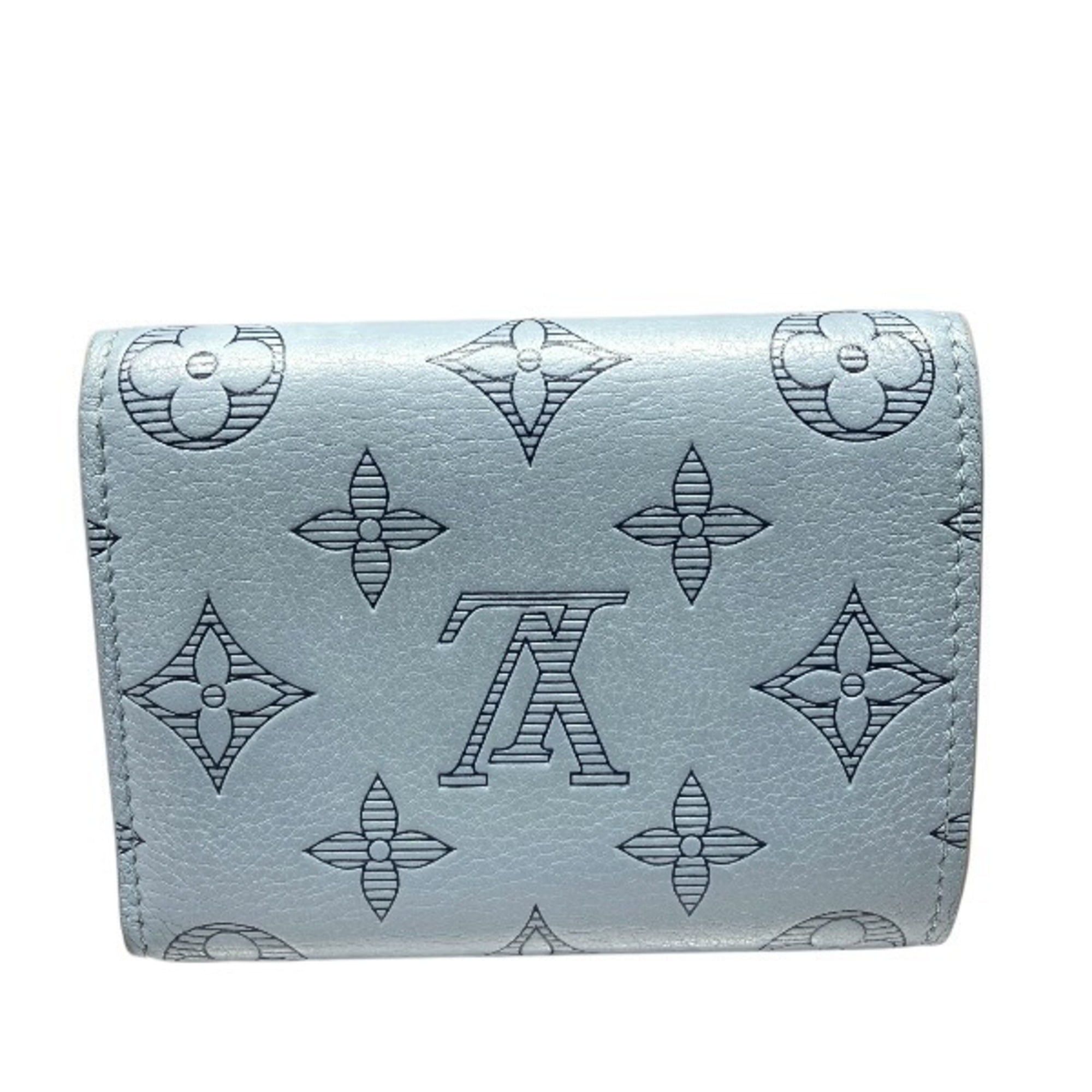 Monogram Shadow Leather Wallet (Tri-Fold) (Pre-Owned) - Louis Vuitton - Modalova